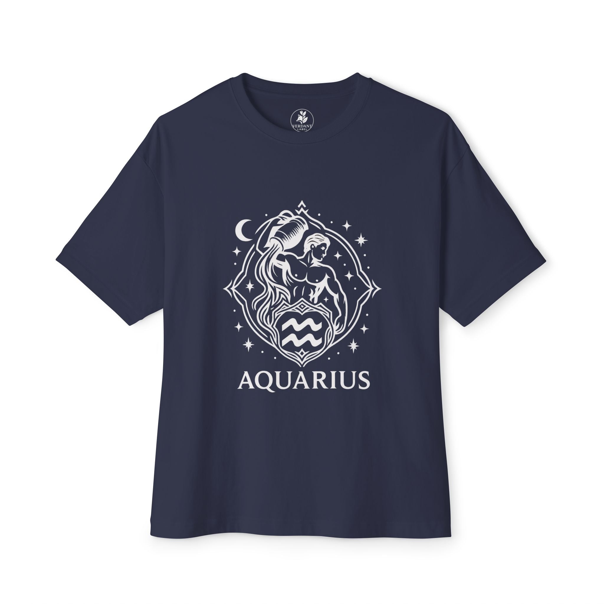 Oversized Aquarius Tee - Streetwear meets Mythology