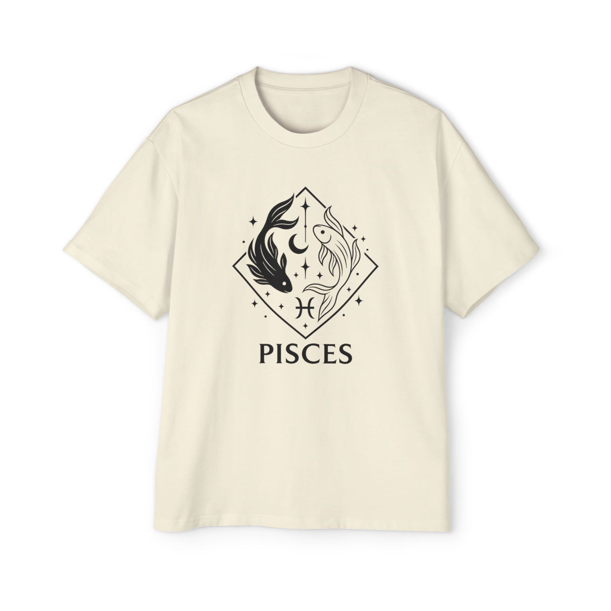 Oversized Pisces Tee - Streetwear meets Mythology