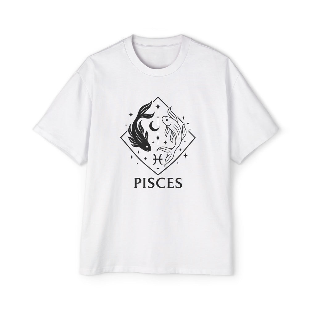 Oversized Pisces Tee - Streetwear meets Mythology