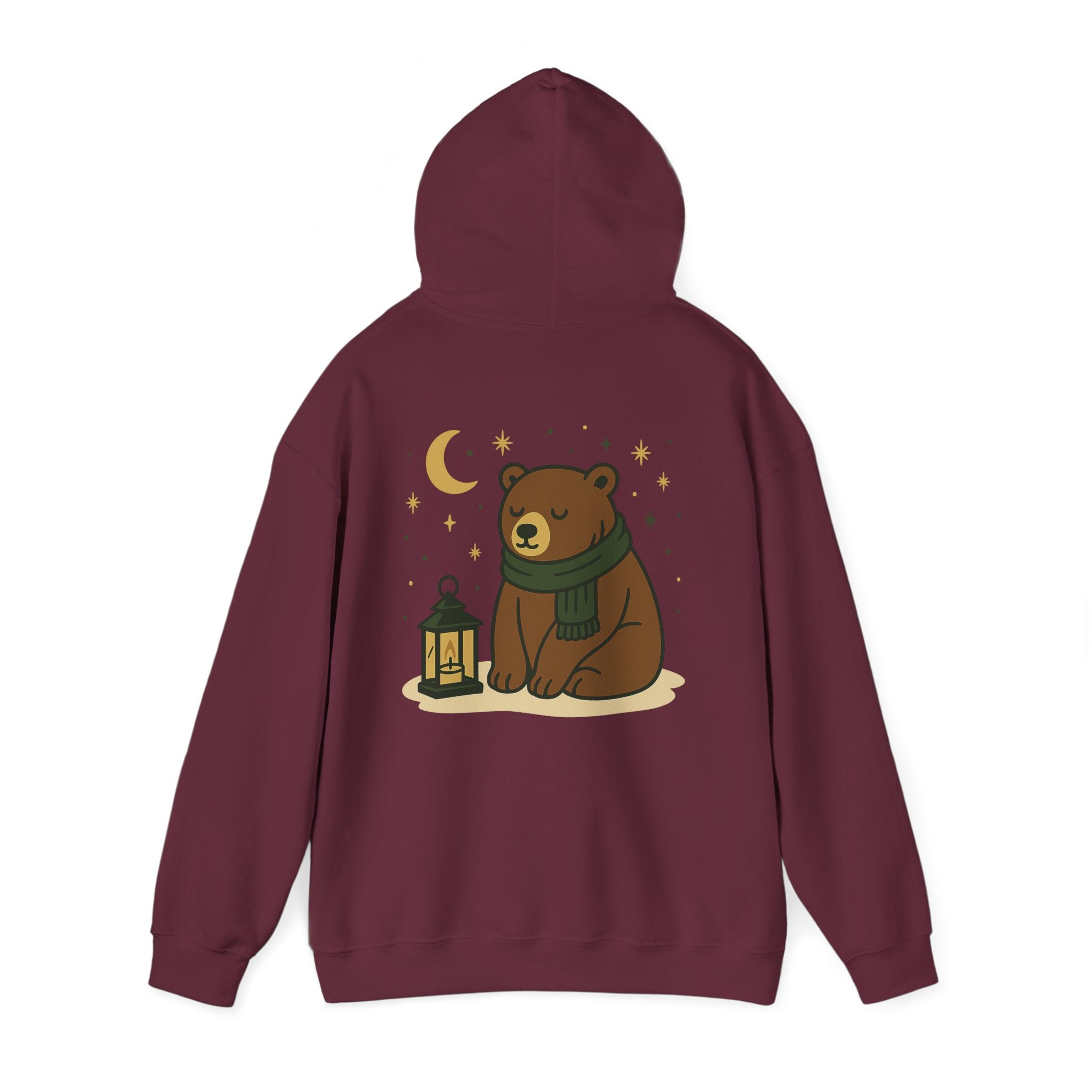 Cozy Lantern Bear Hoodie