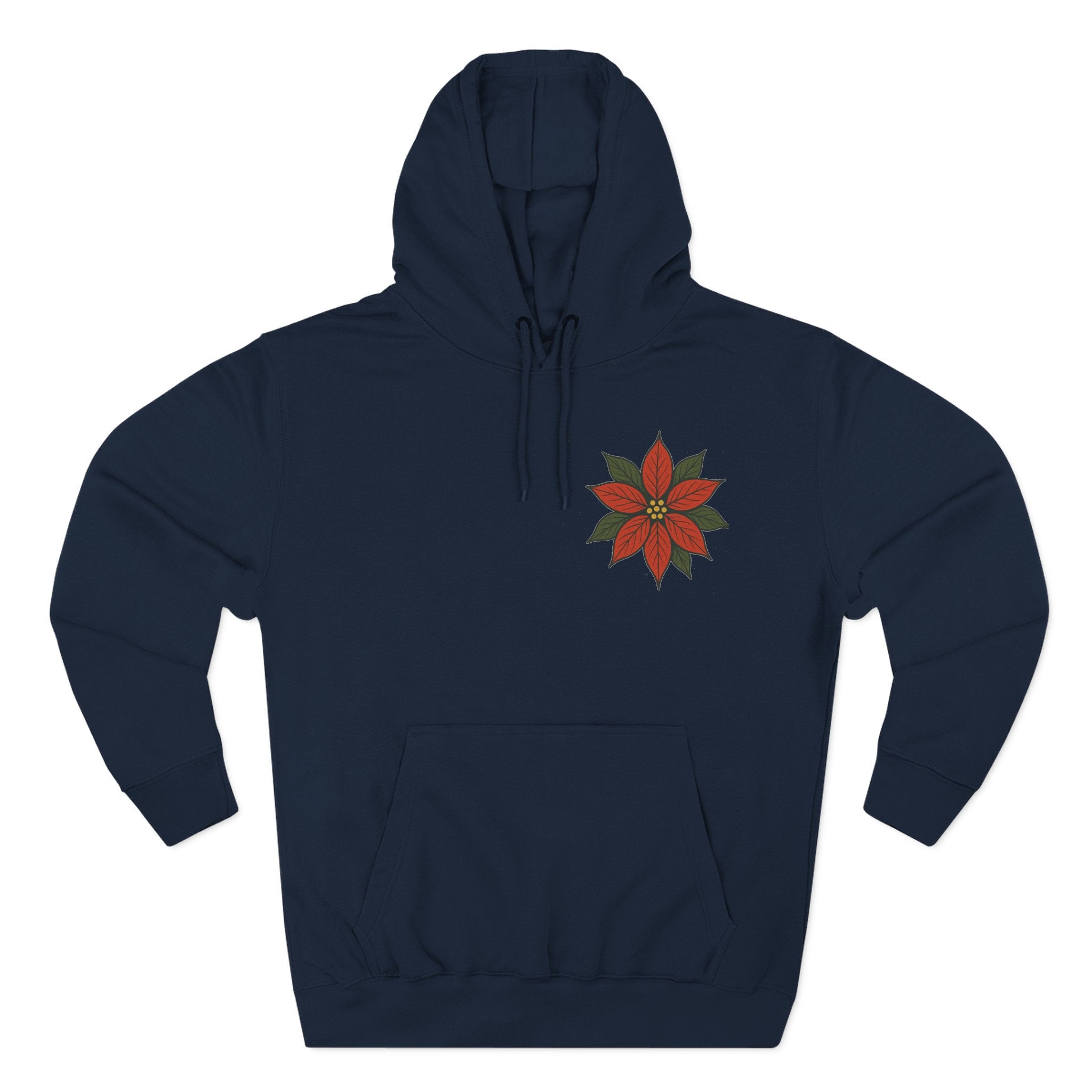 Poinsettia Winter Bloom Hoodie