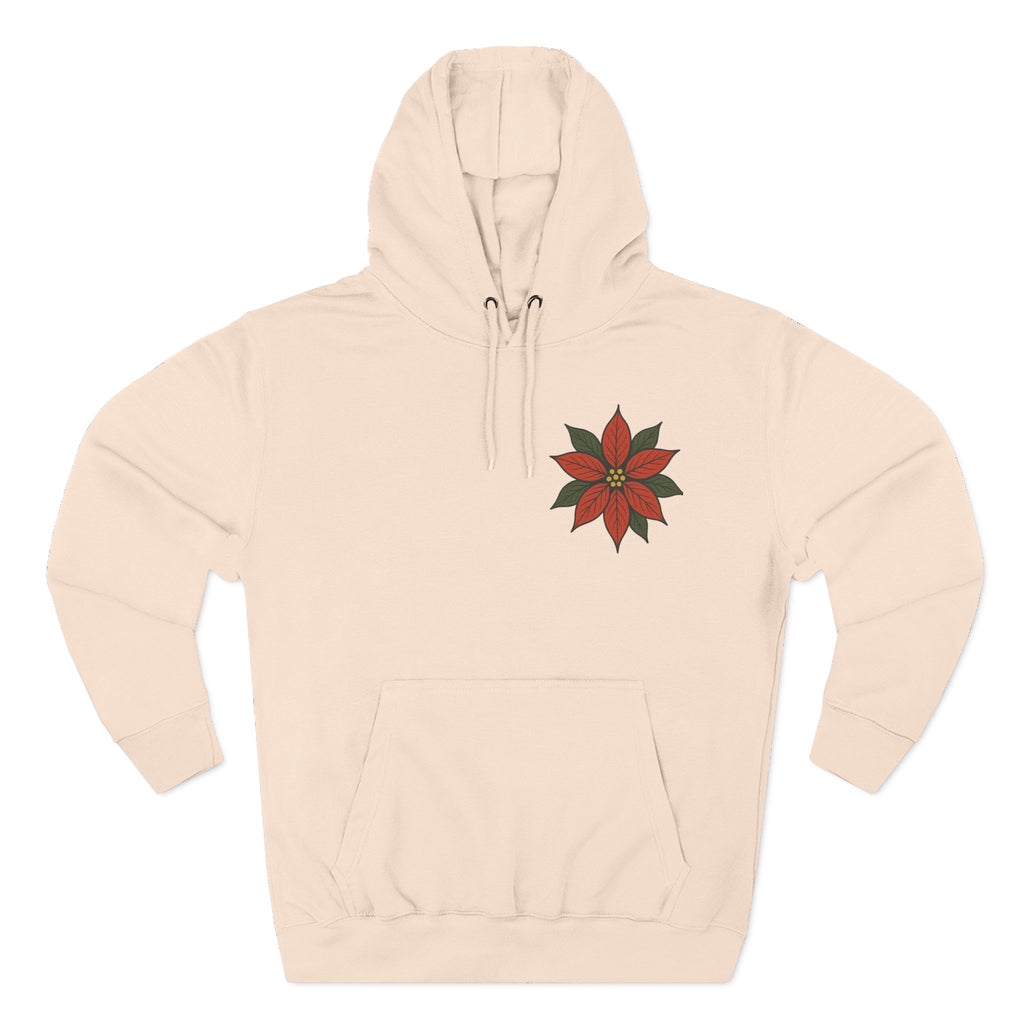 Poinsettia Winter Bloom Hoodie