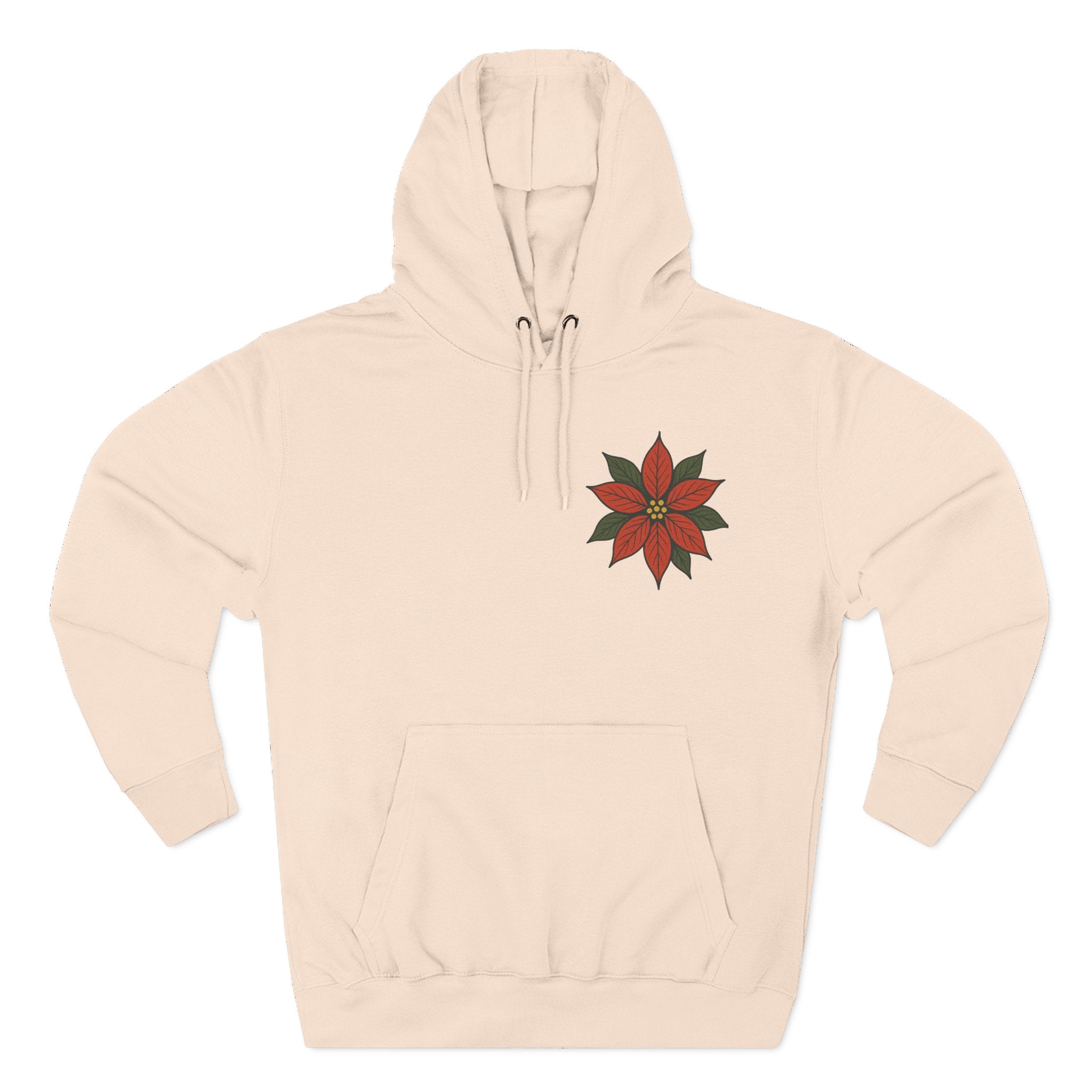 Poinsettia Winter Bloom Hoodie