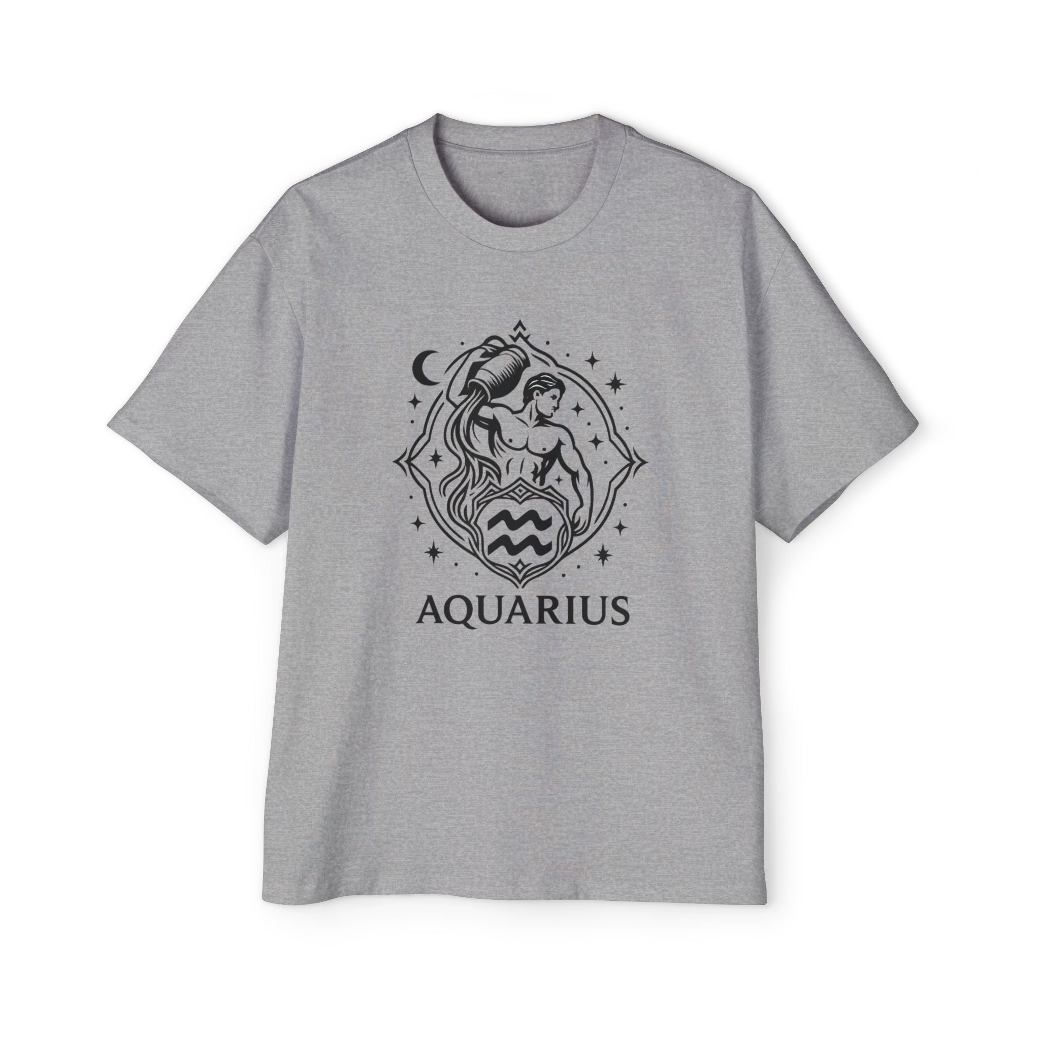 Oversized Aquarius Tee - Streetwear meets Mythology
