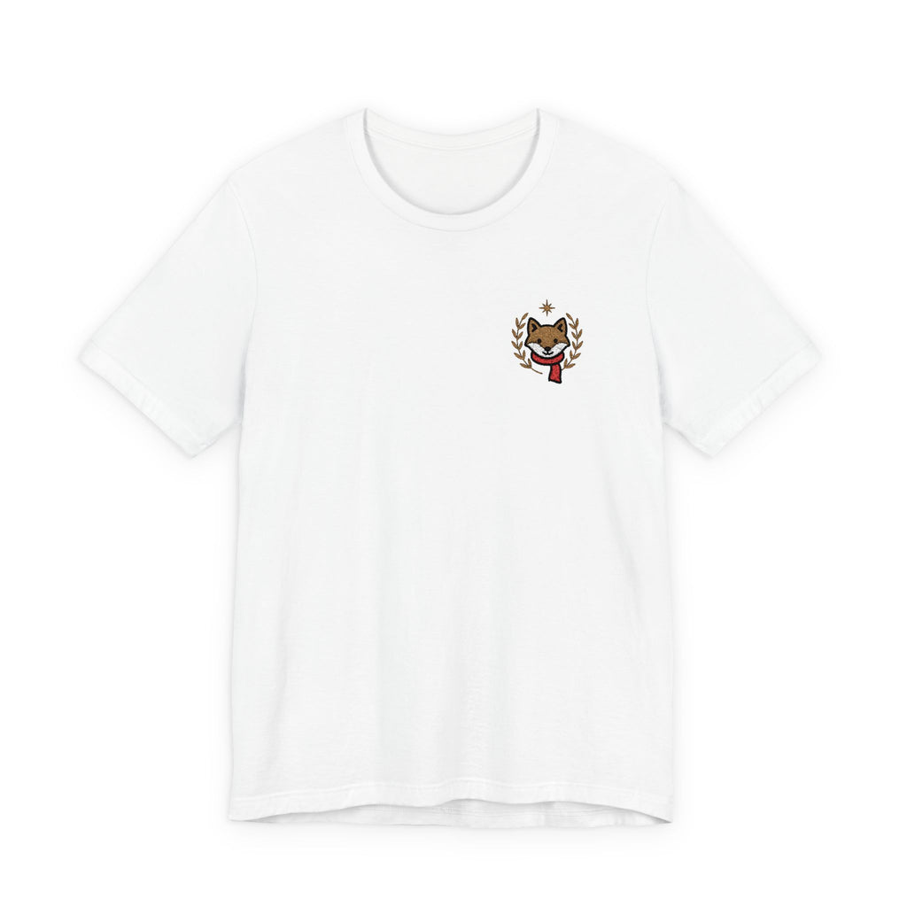 Winter Fox Embroidered T Shirt