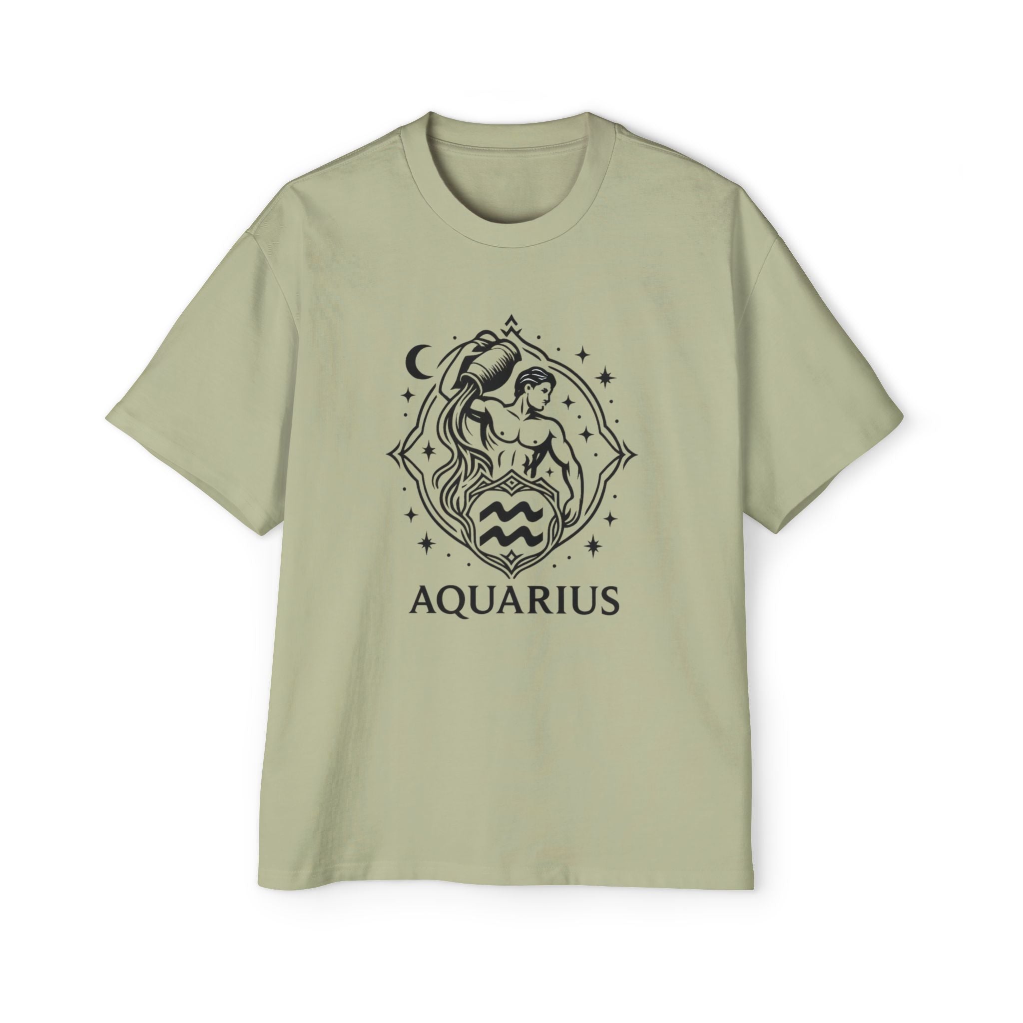 Oversized Aquarius Tee - Streetwear meets Mythology