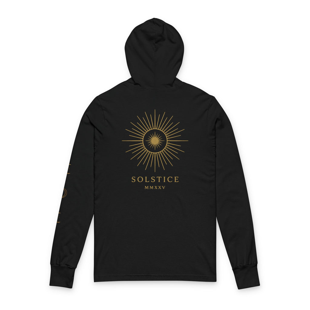 Winter Solstice Hooded Long Sleeve Tee