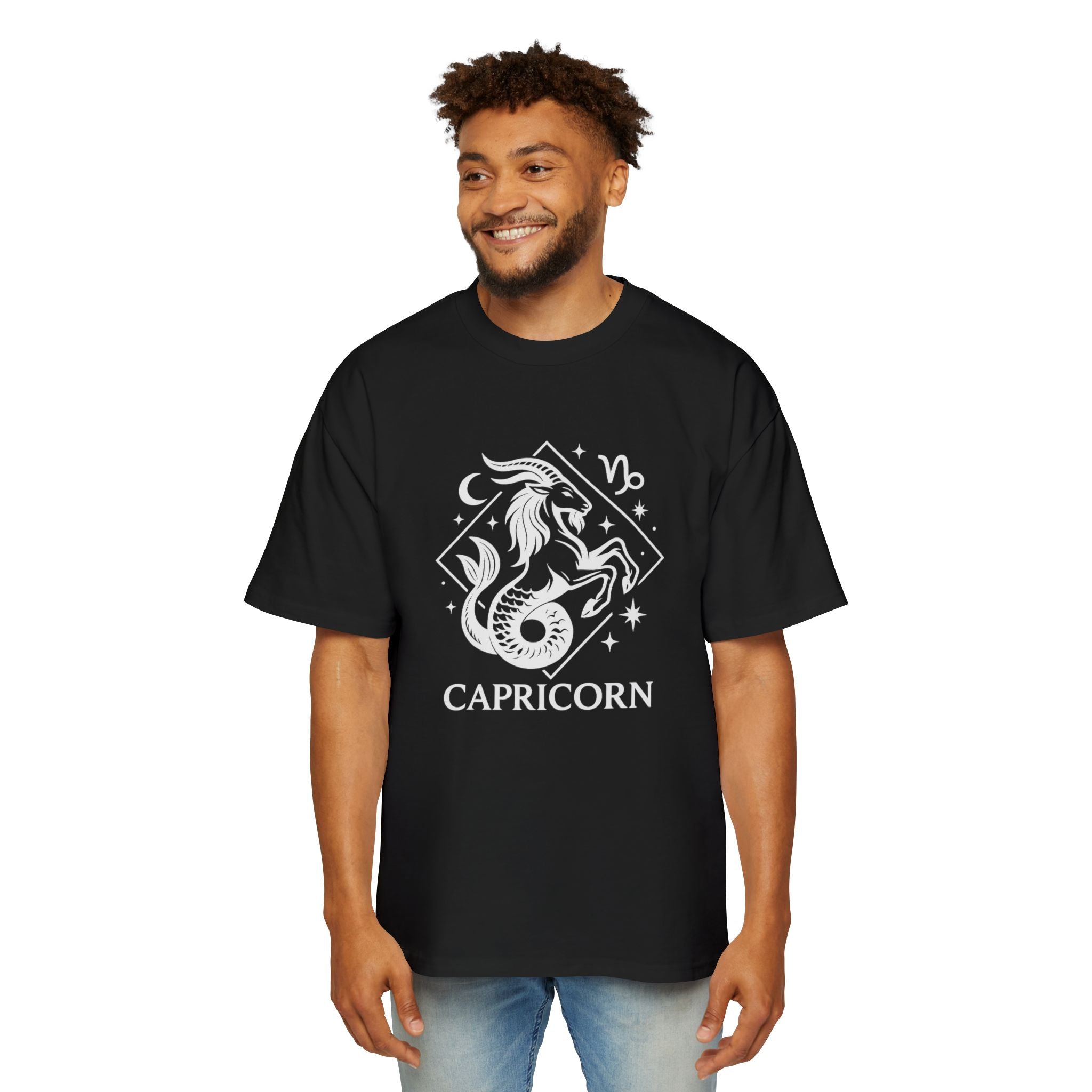 Oversized Capricorn Tee - Streetwear meets Mythology