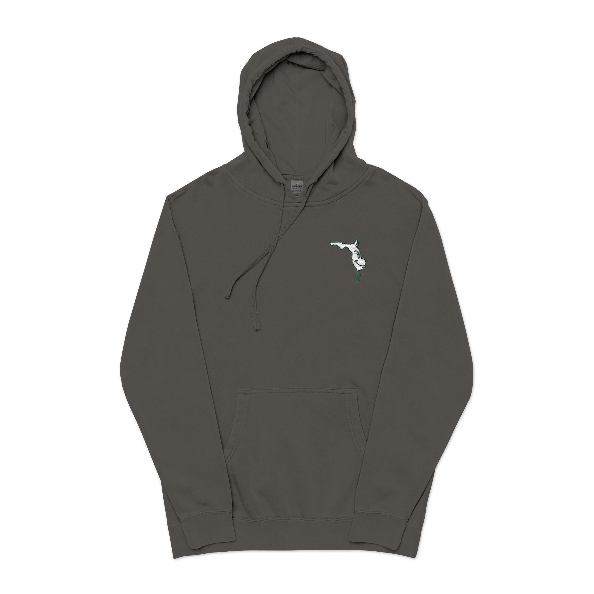 Embroidered Hoodie - Florida Grinchmas