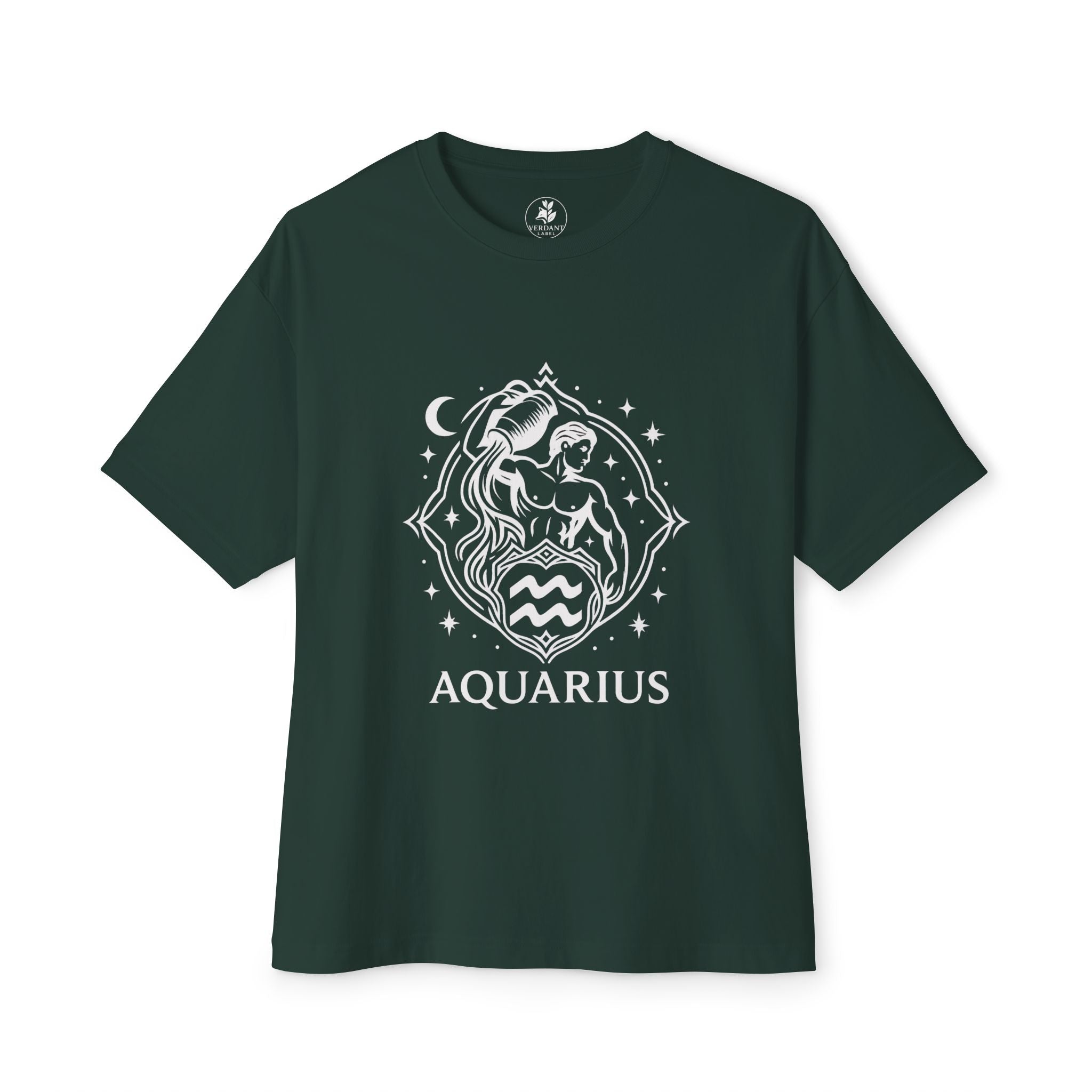 Oversized Aquarius Tee - Streetwear meets Mythology