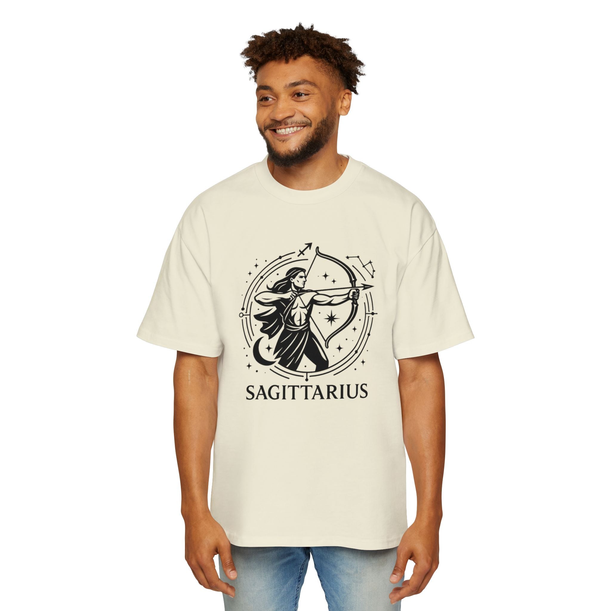Oversized Sagittarius Tee - Streetwear meets Mythology