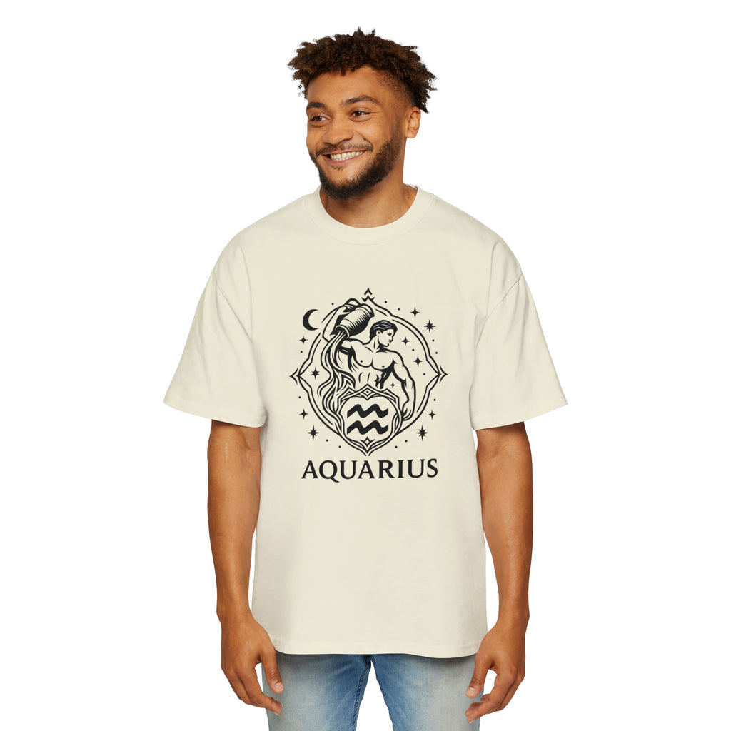 Oversized Aquarius Tee - Streetwear meets Mythology