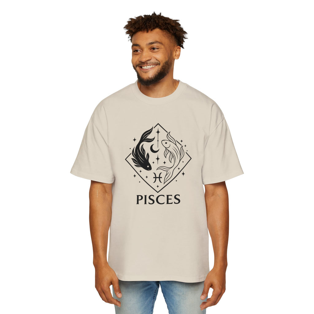 Oversized Pisces Tee - Streetwear meets Mythology