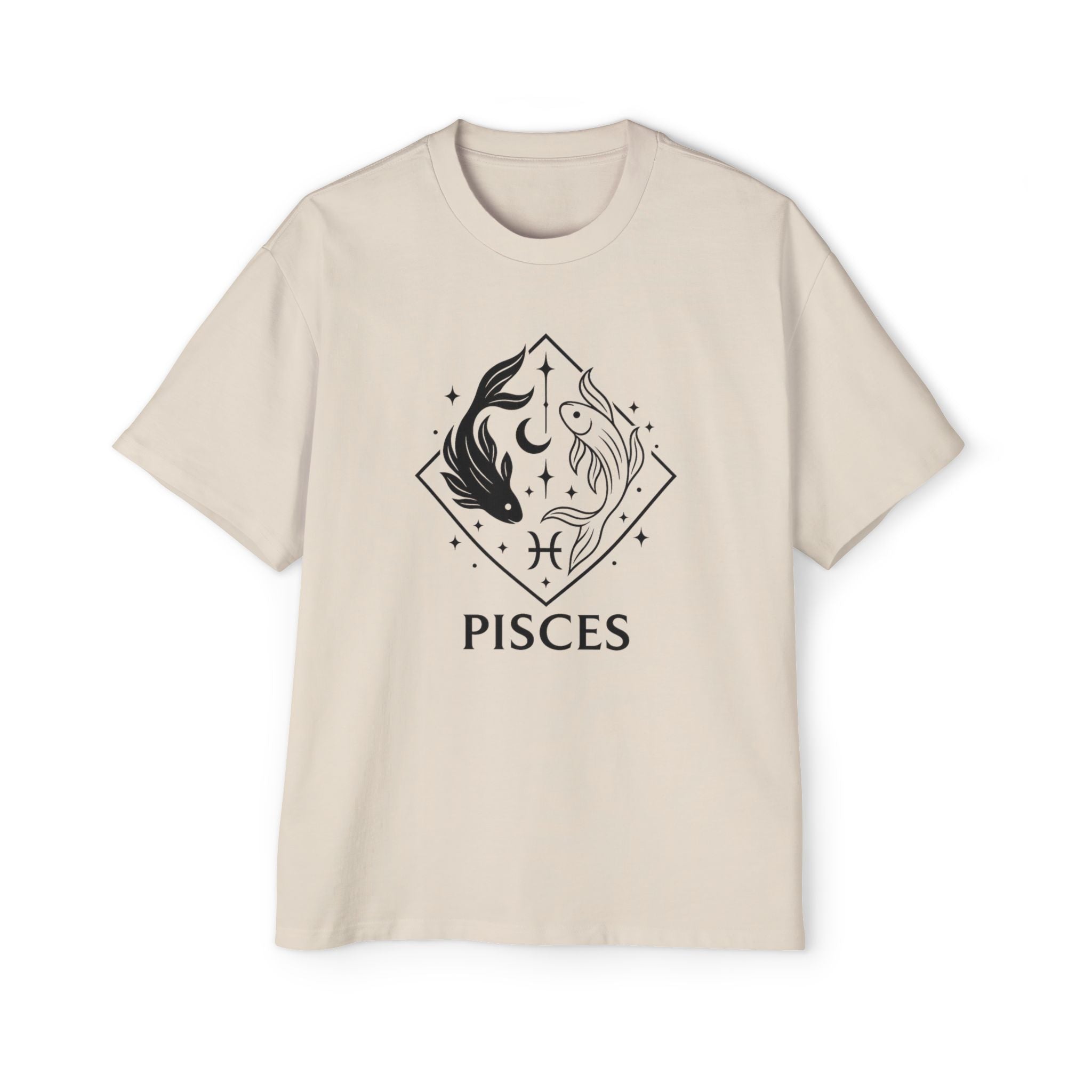 Oversized Pisces Tee - Streetwear meets Mythology