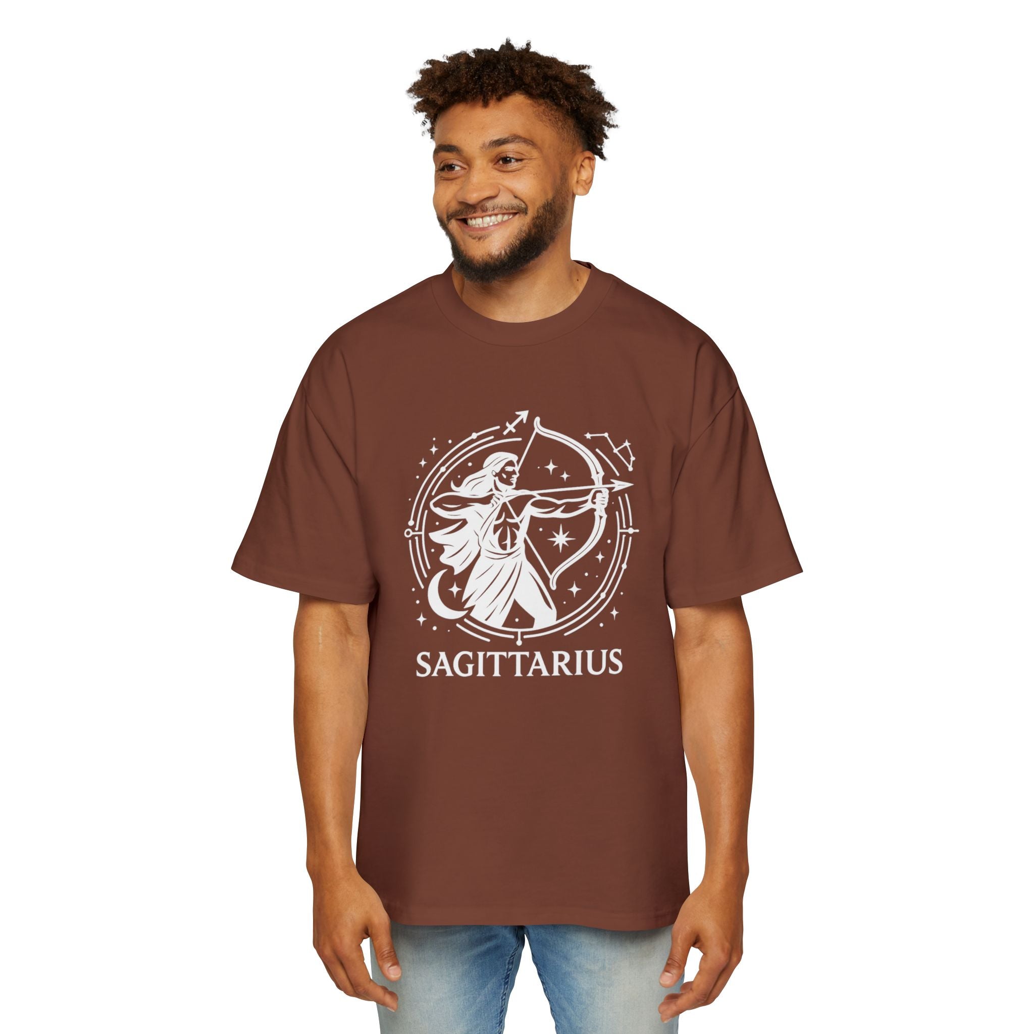 Oversized Sagittarius Tee - Streetwear meets Mythology