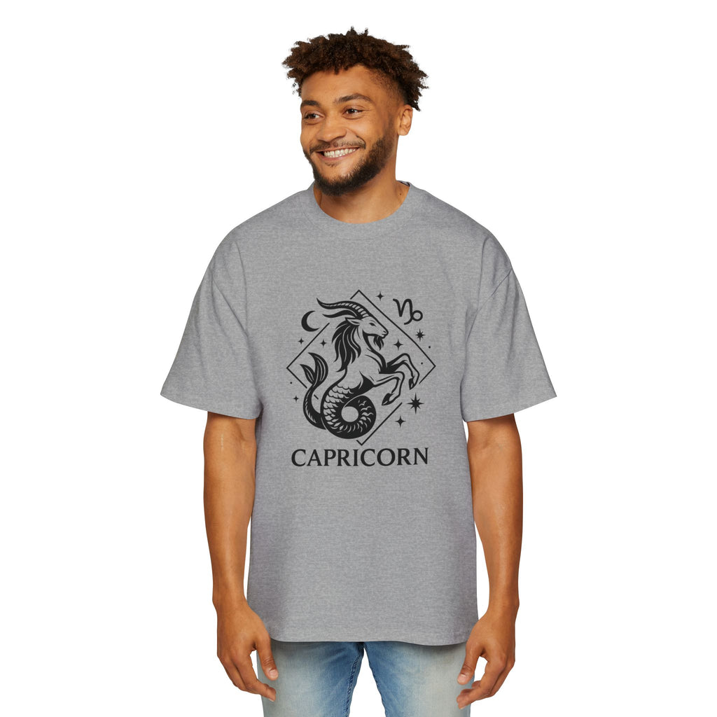 Oversized Capricorn Tee - Streetwear meets Mythology