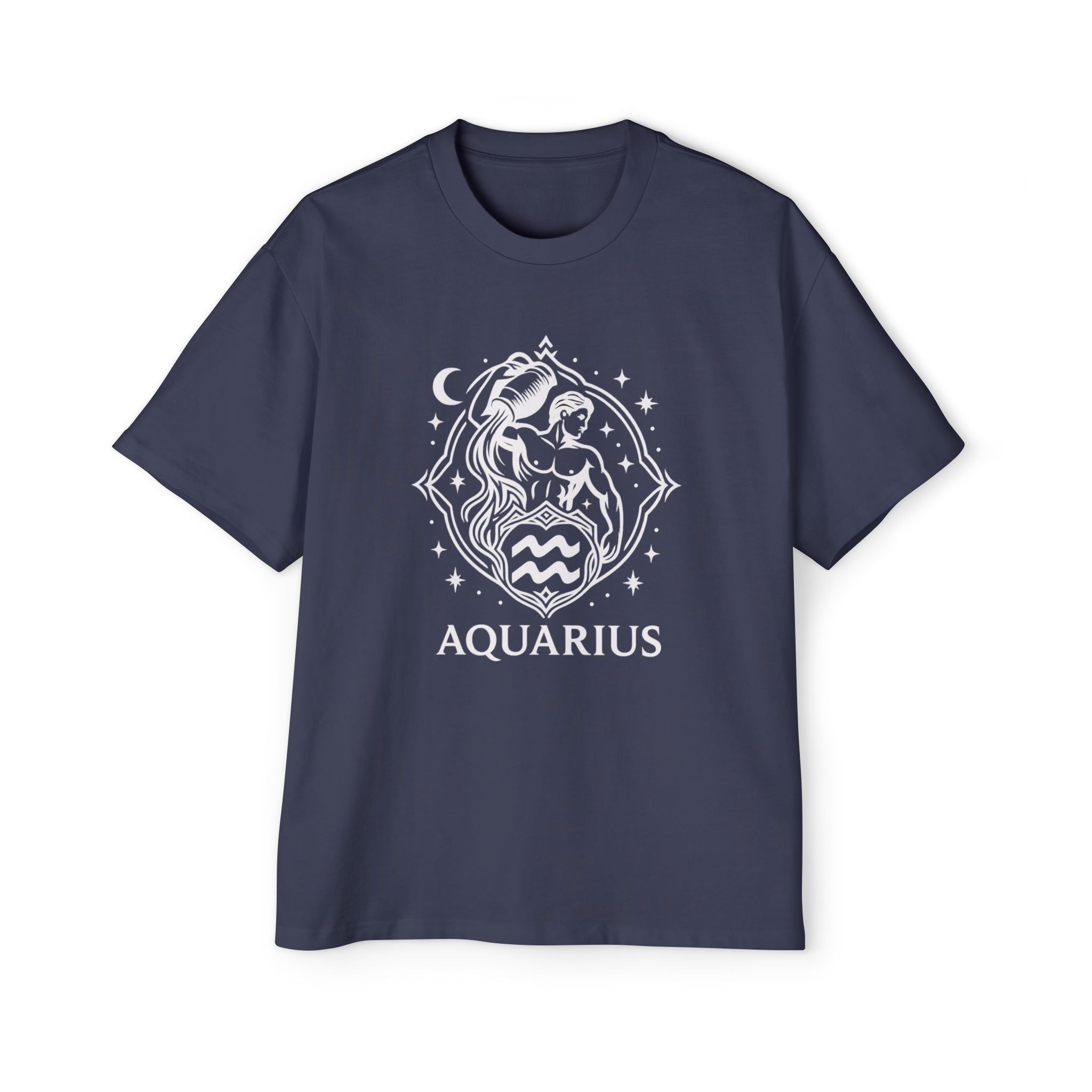 Oversized Aquarius Tee - Streetwear meets Mythology