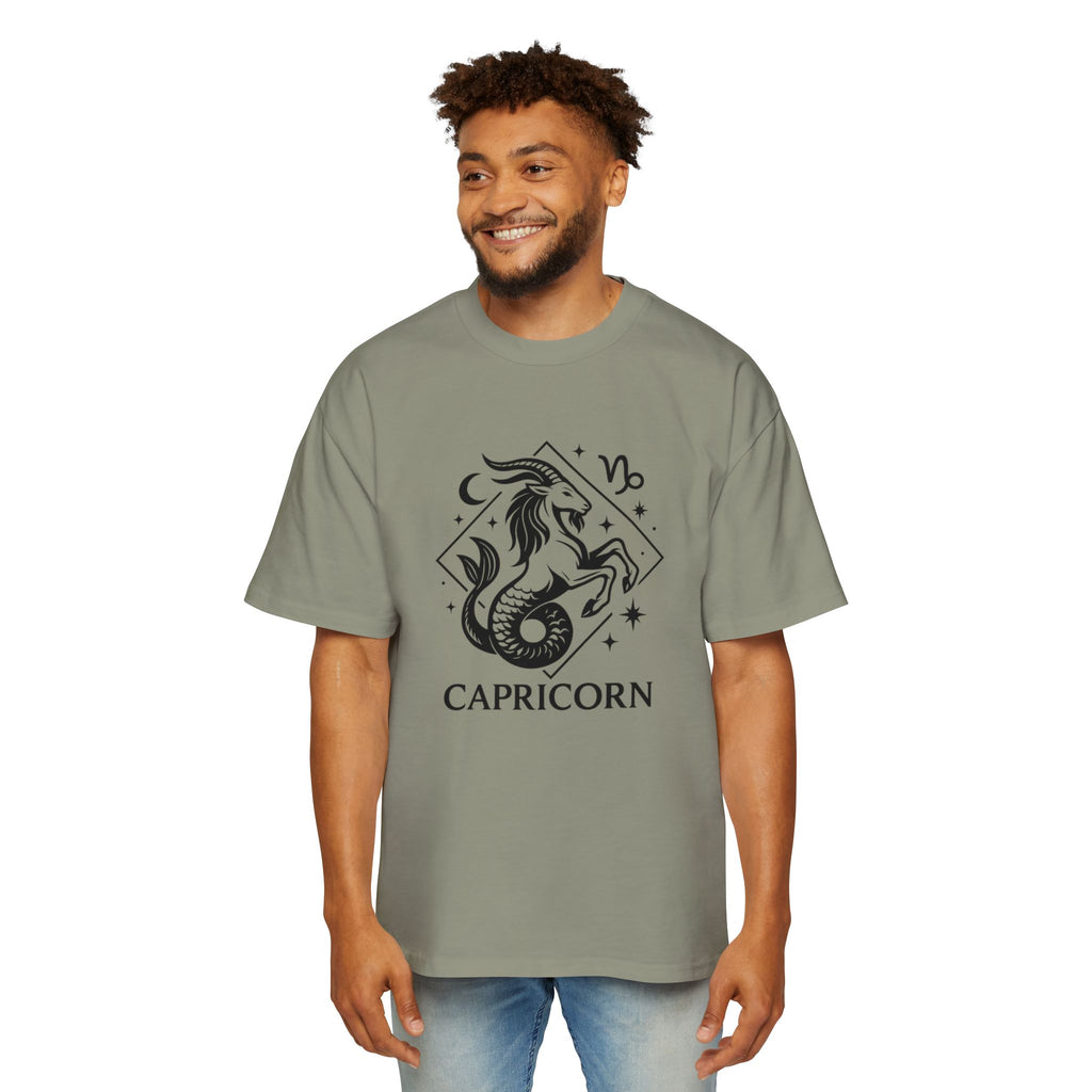 Oversized Capricorn Tee - Streetwear meets Mythology