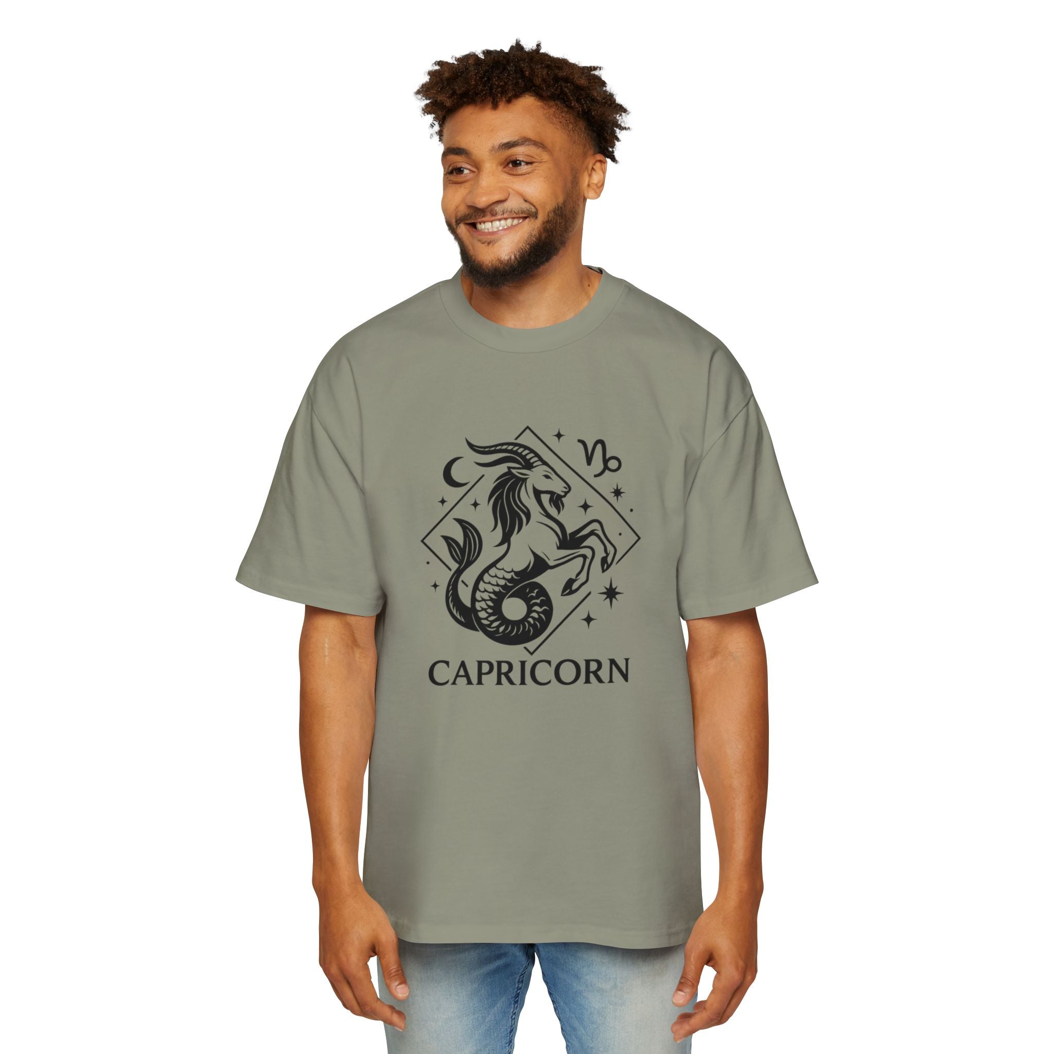 Oversized Capricorn Tee - Streetwear meets Mythology
