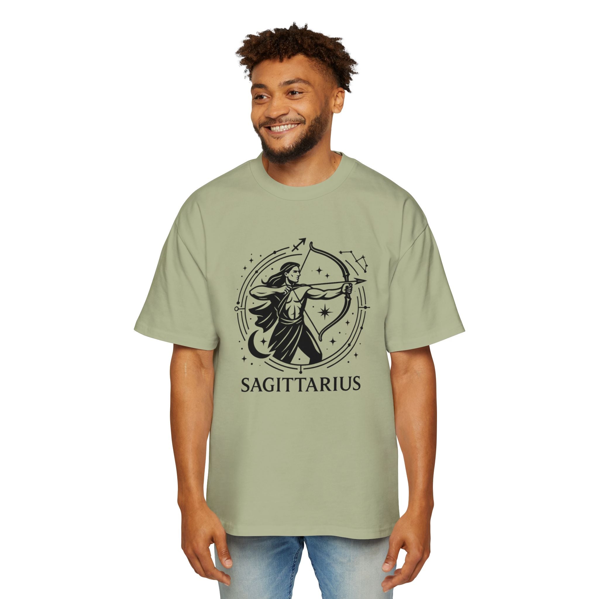 Oversized Sagittarius Tee - Streetwear meets Mythology