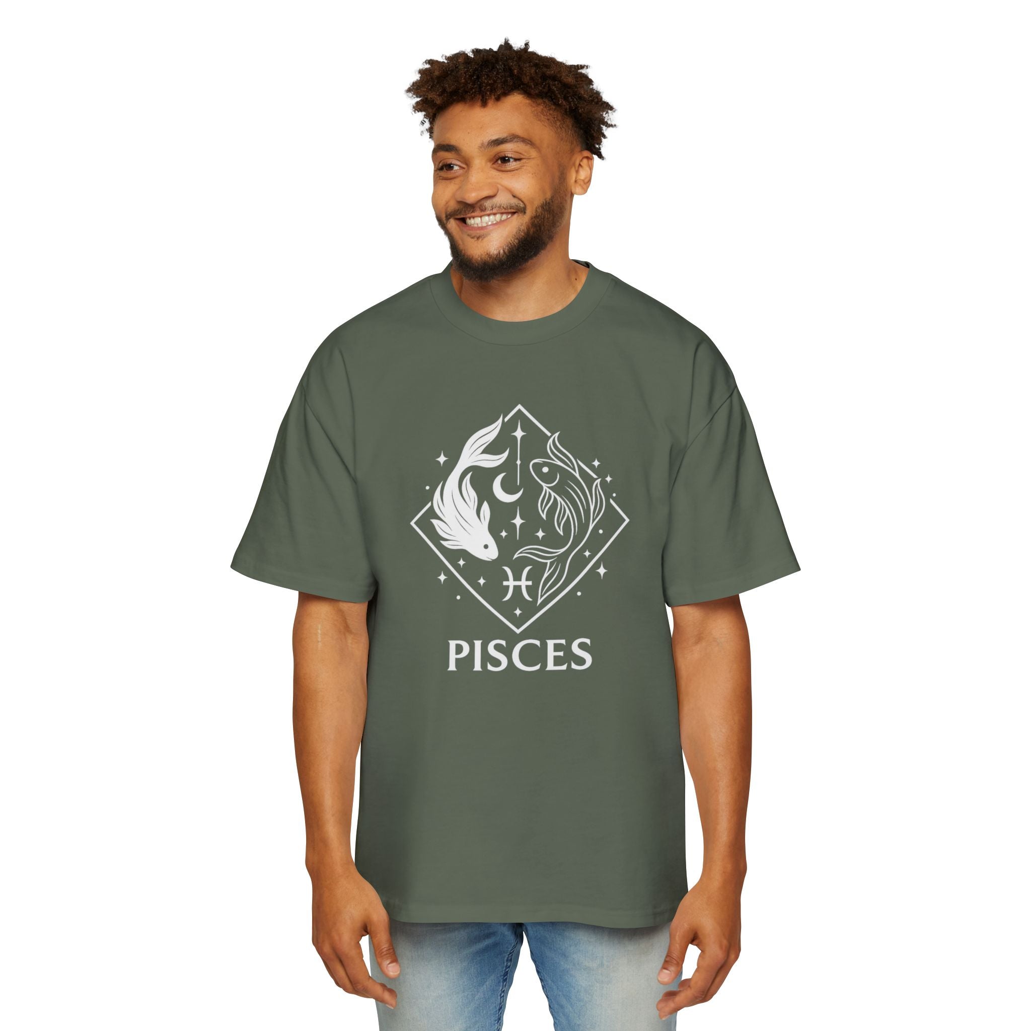 Oversized Pisces Tee - Streetwear meets Mythology