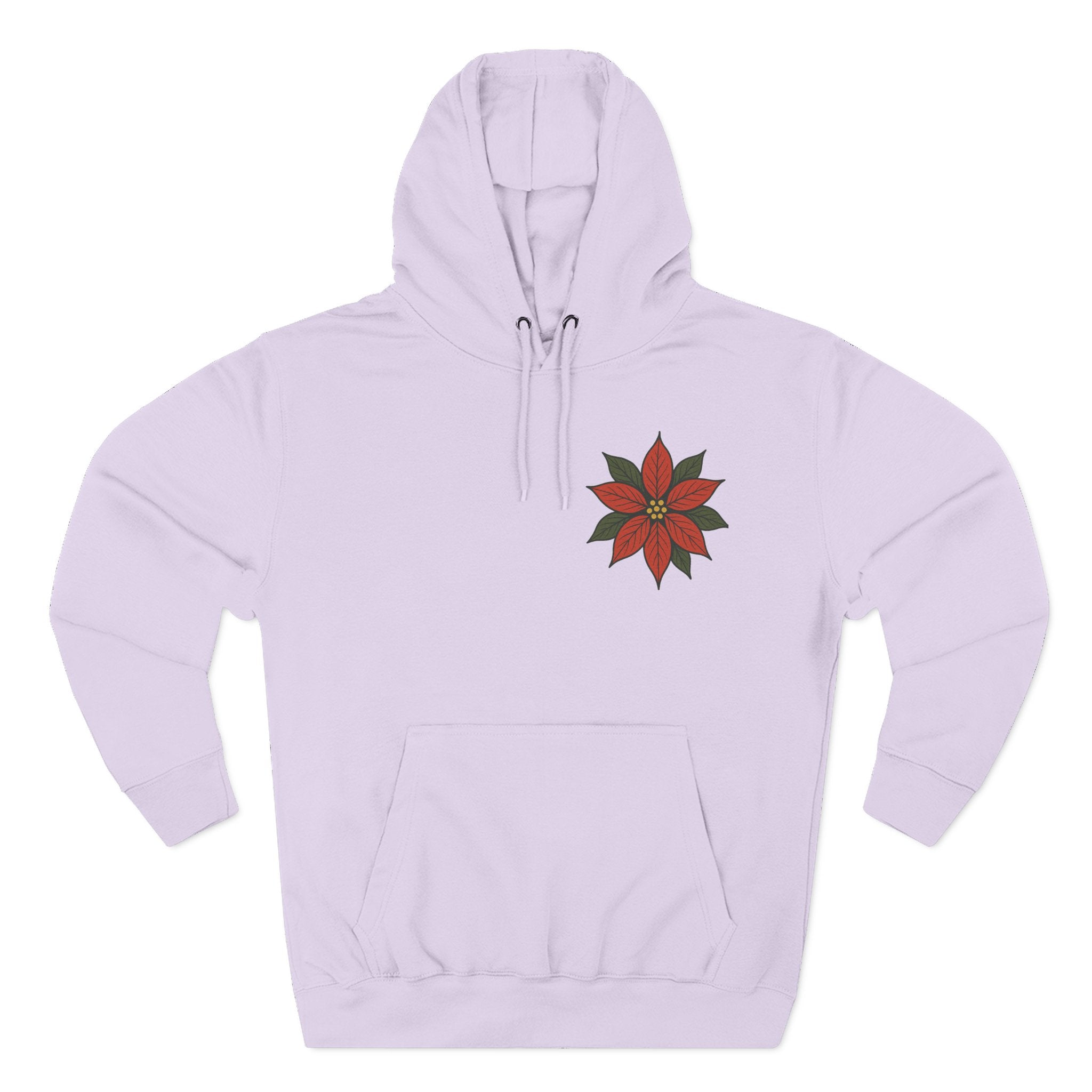 Poinsettia Winter Bloom Hoodie