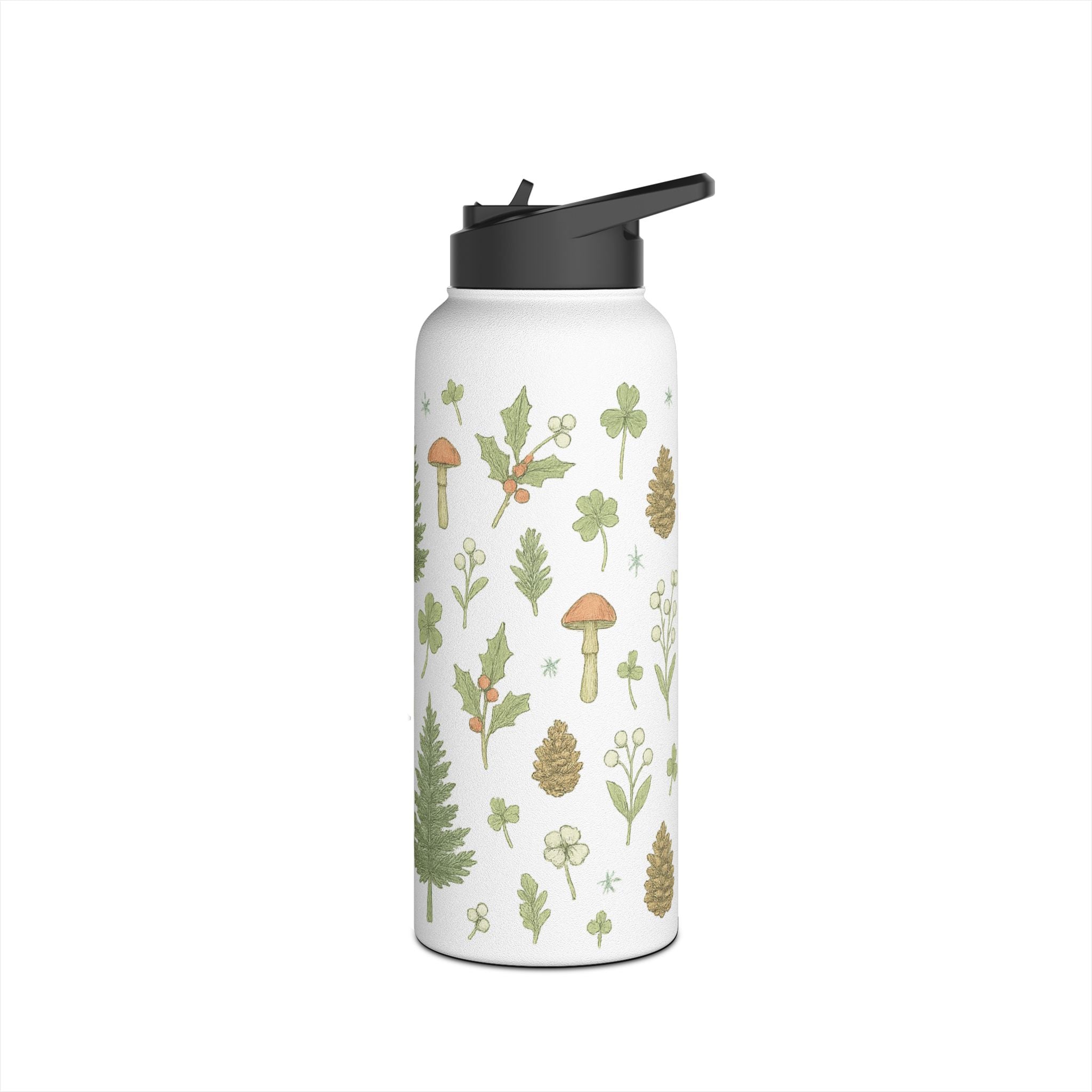 Frosted Woodland Insulated Stainless Steel Water Bottle