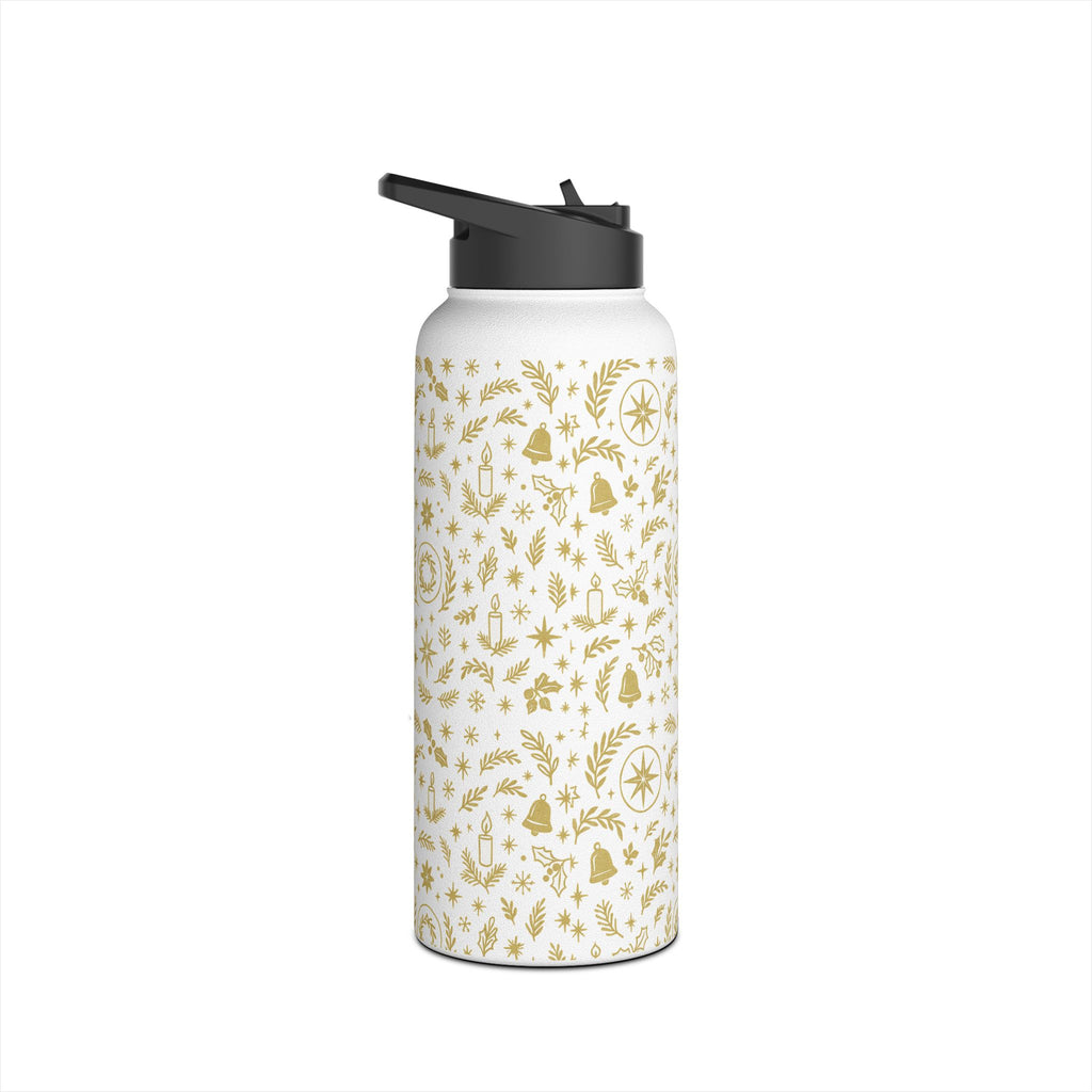 Holiday Pattern Insulated Stainless Steel Water Bottle