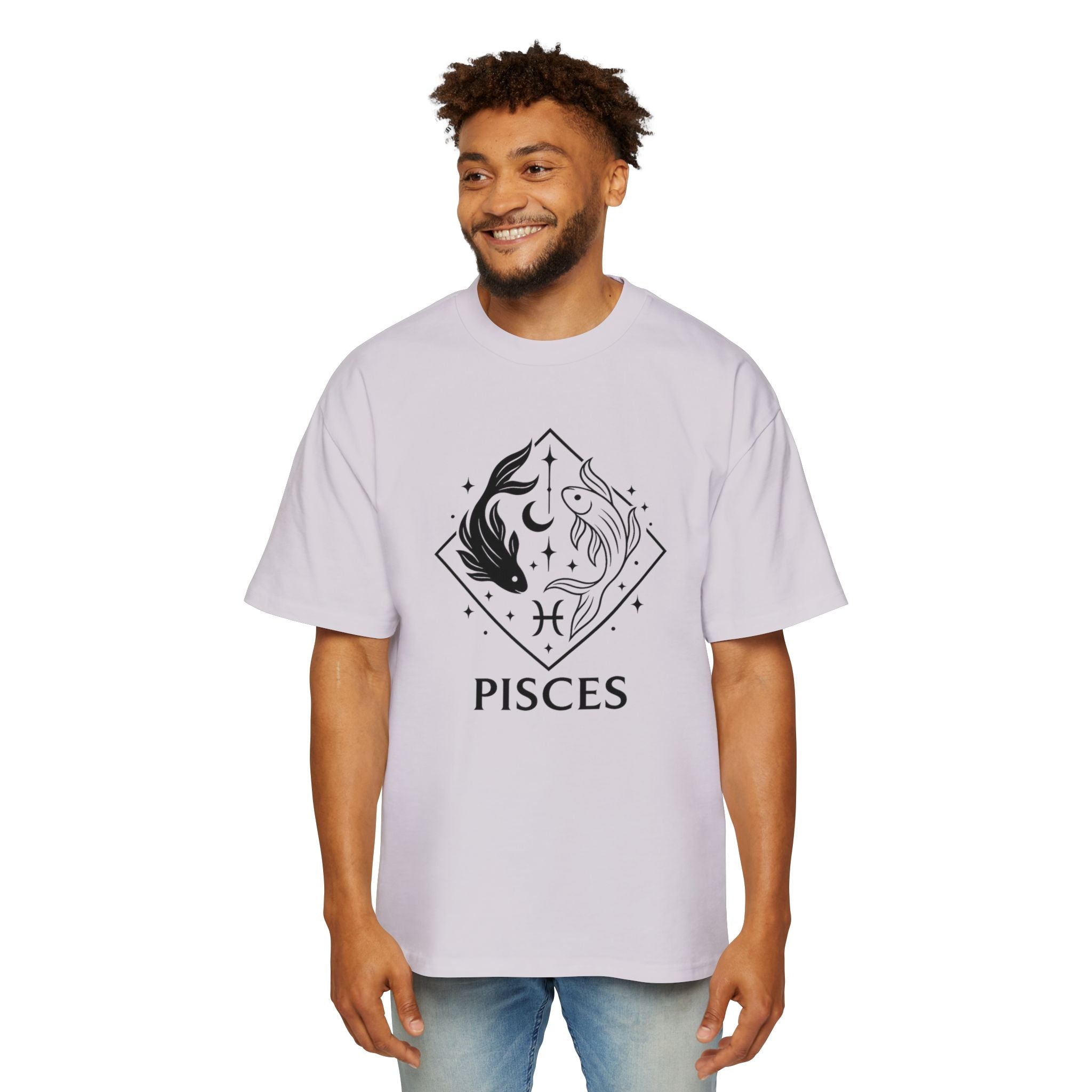 Oversized Pisces Tee - Streetwear meets Mythology