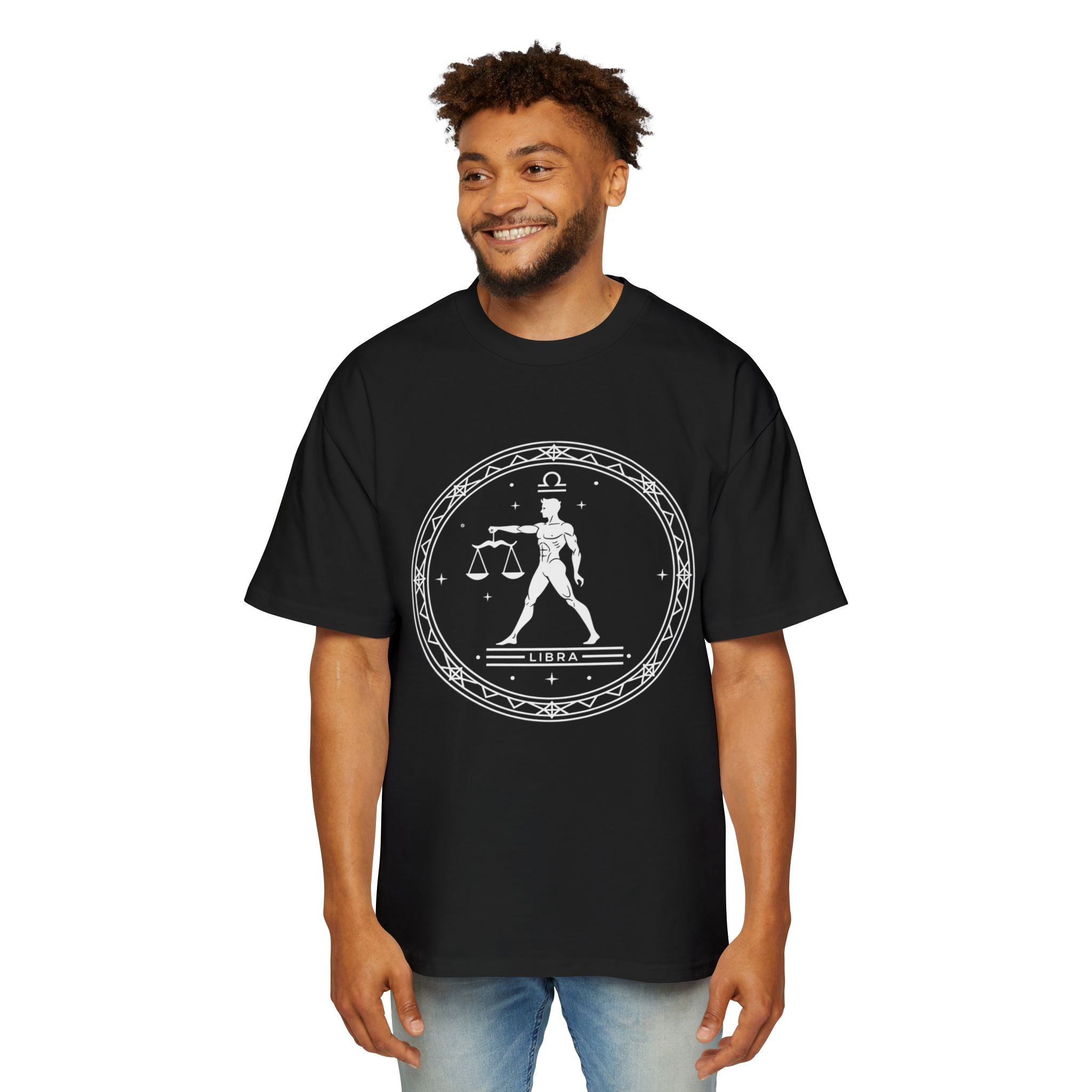 Oversized Libra Tee - Streetwear meets Mythology