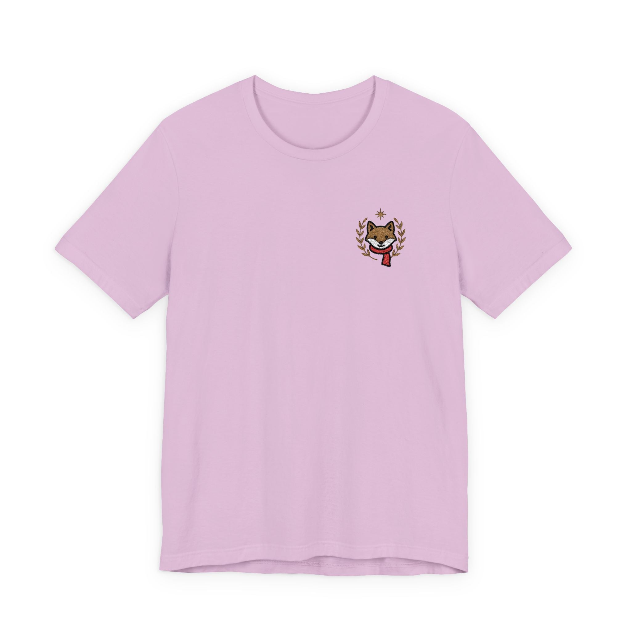 Winter Fox Embroidered T Shirt