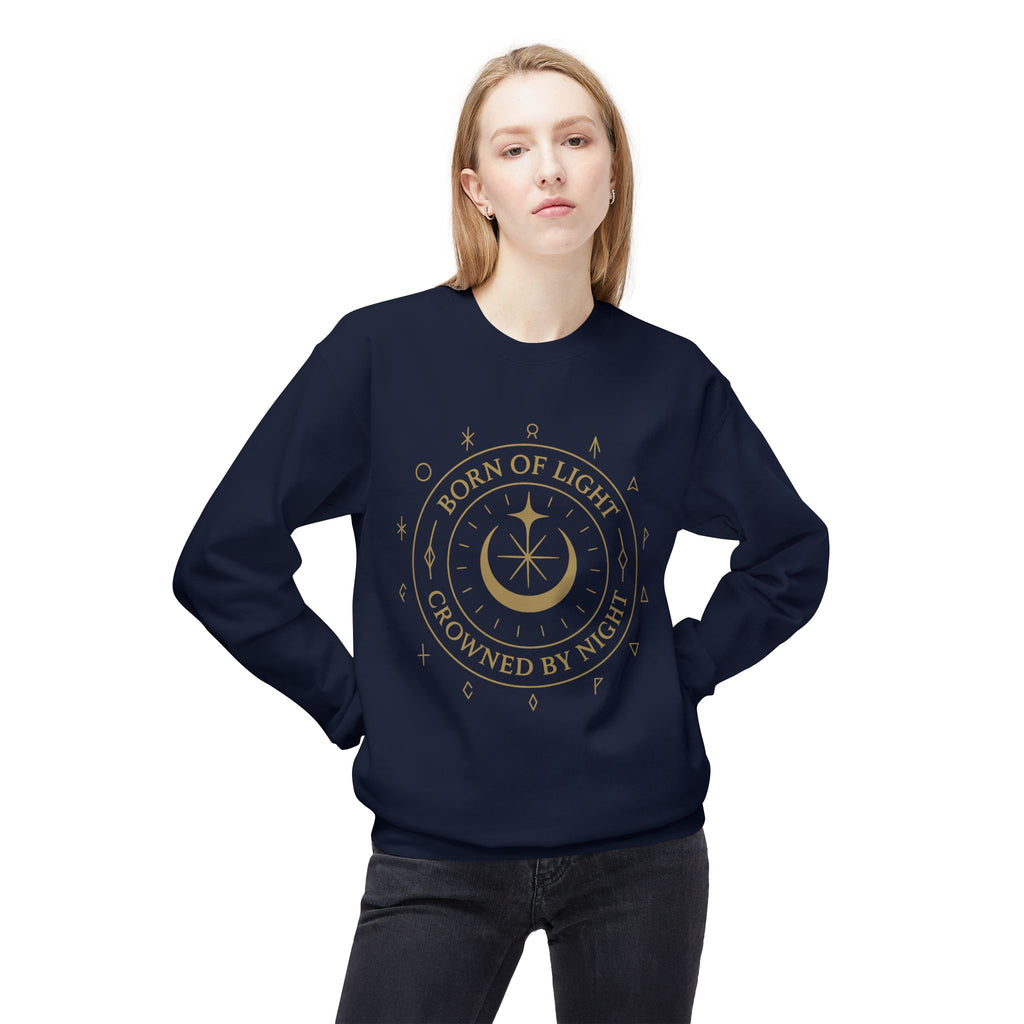 Born of Light Crowned by Night Sweatshirt