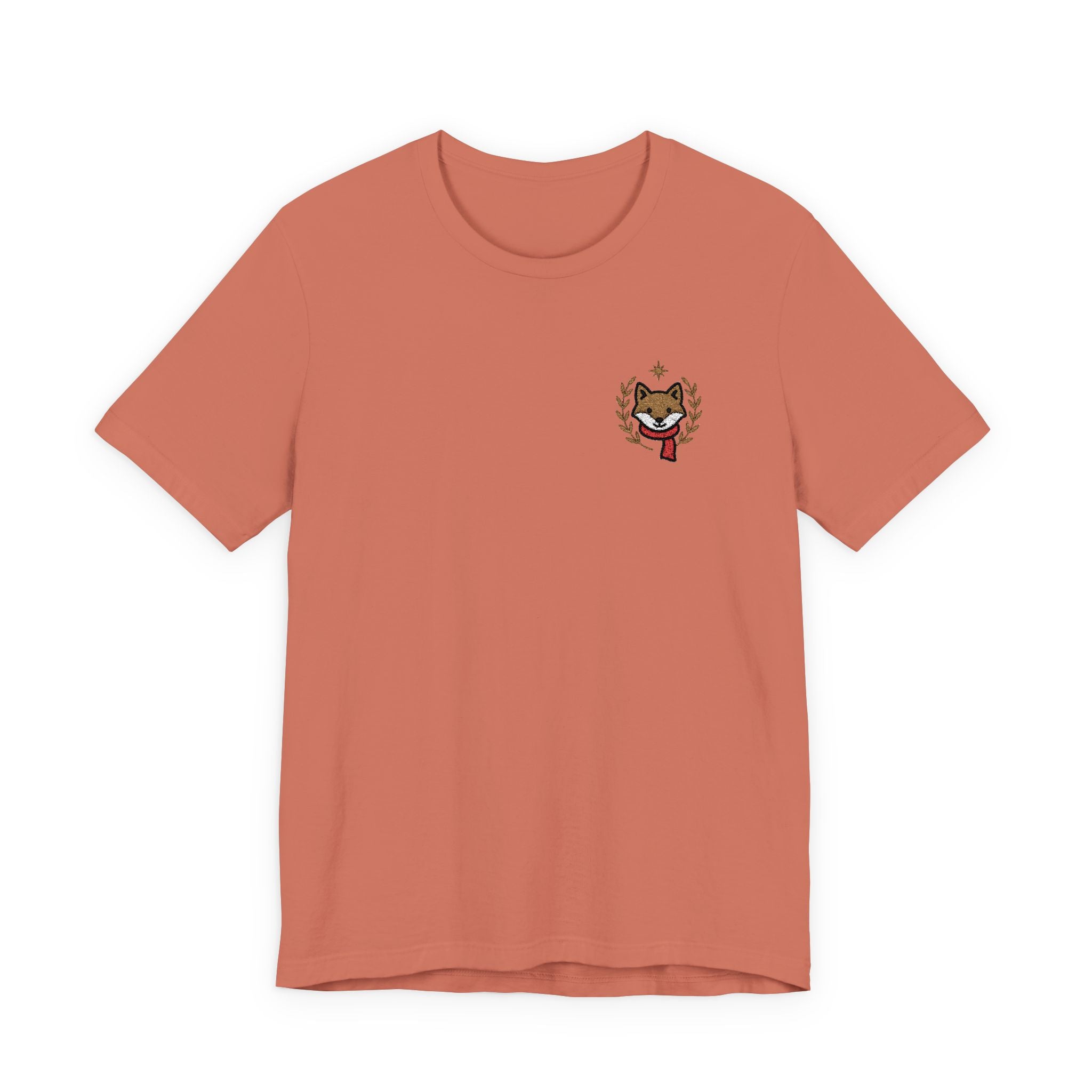 Winter Fox Embroidered T Shirt