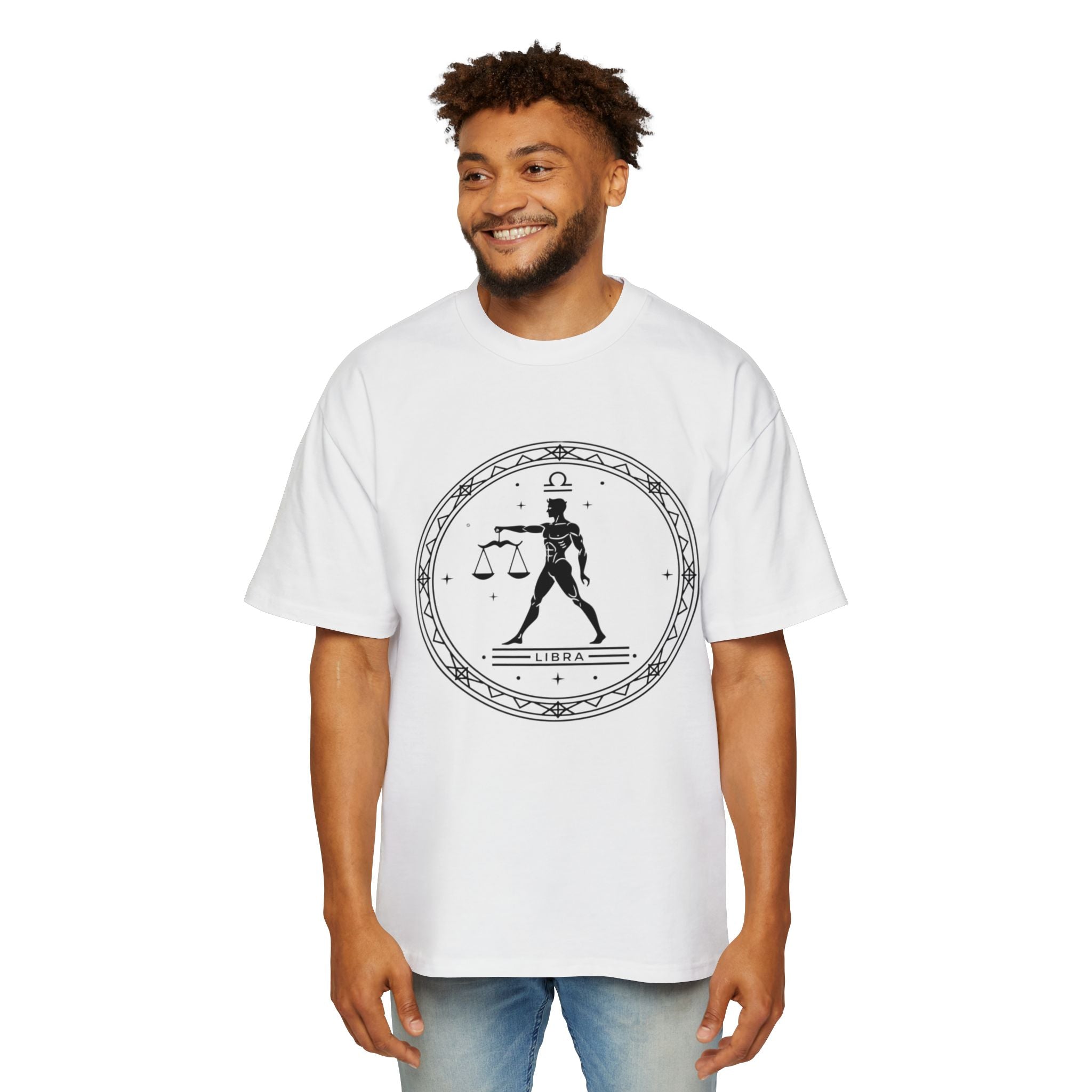 Oversized Libra Tee - Streetwear meets Mythology