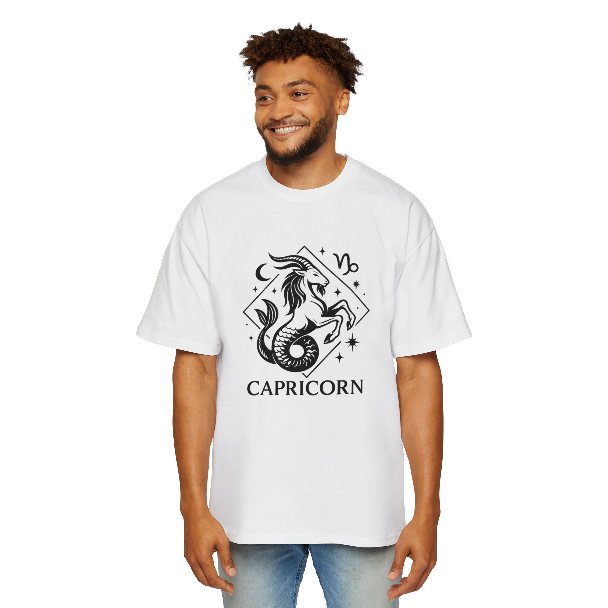 Oversized Capricorn Tee - Streetwear meets Mythology