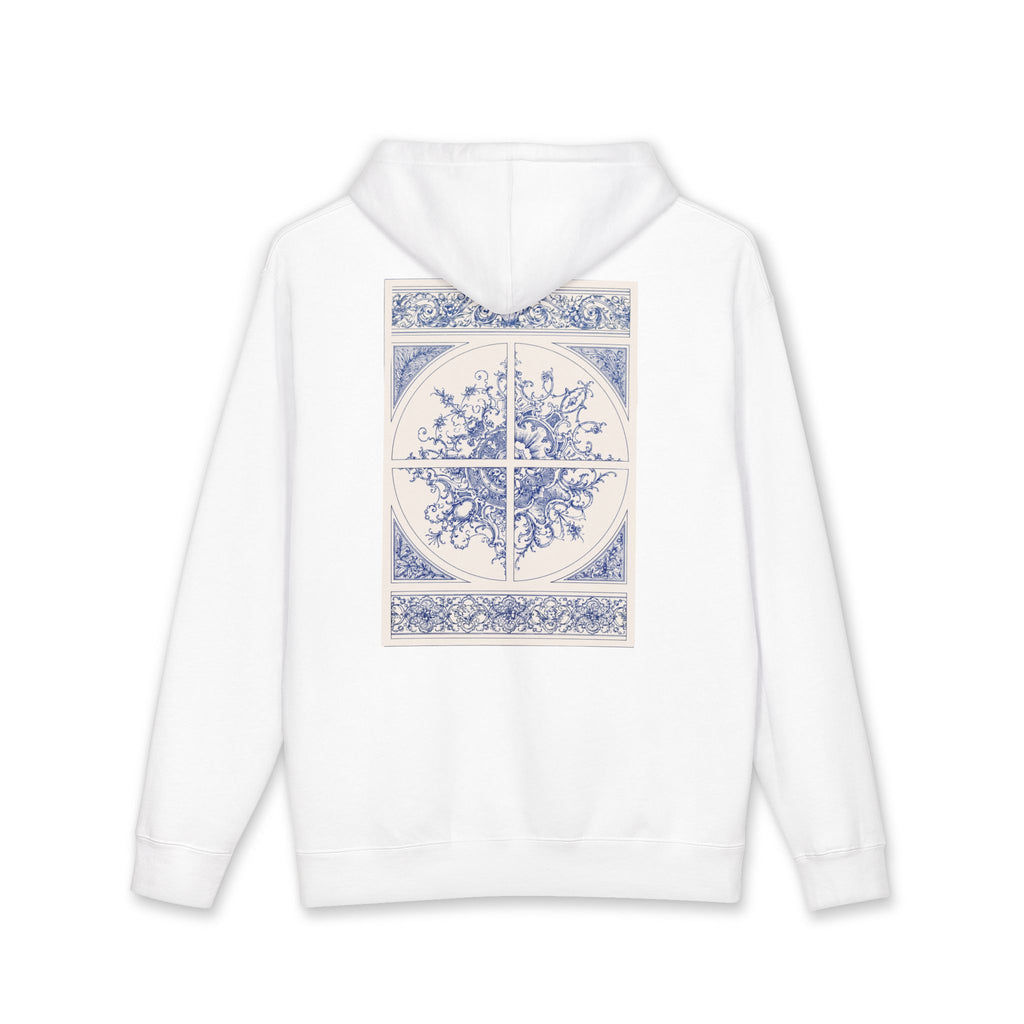 Azulejo Floral Tile hoodie | Ceramic inspired floral illustration