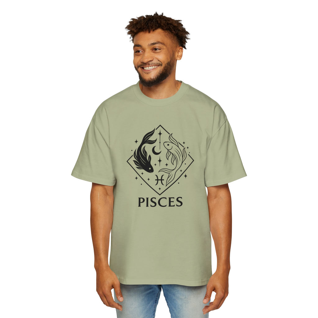 Oversized Pisces Tee - Streetwear meets Mythology