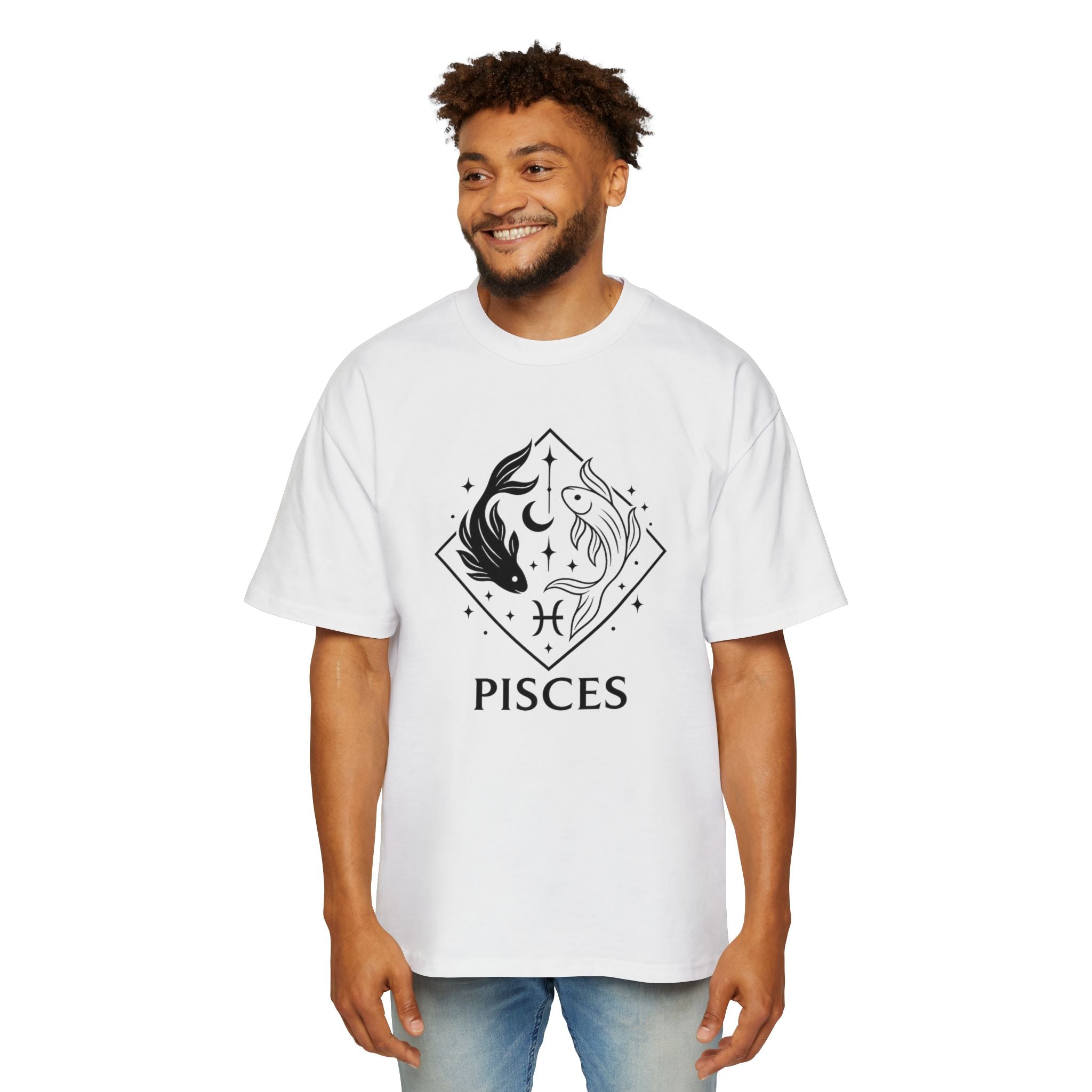 Oversized Pisces Tee - Streetwear meets Mythology