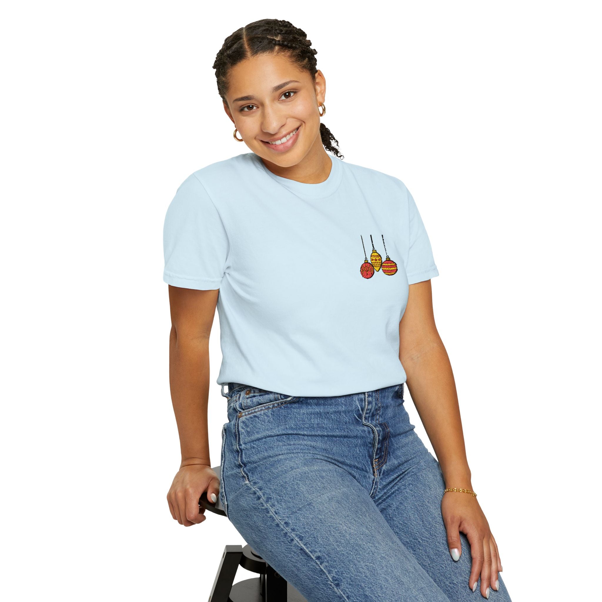 Embroidered Ornament T-Shirt