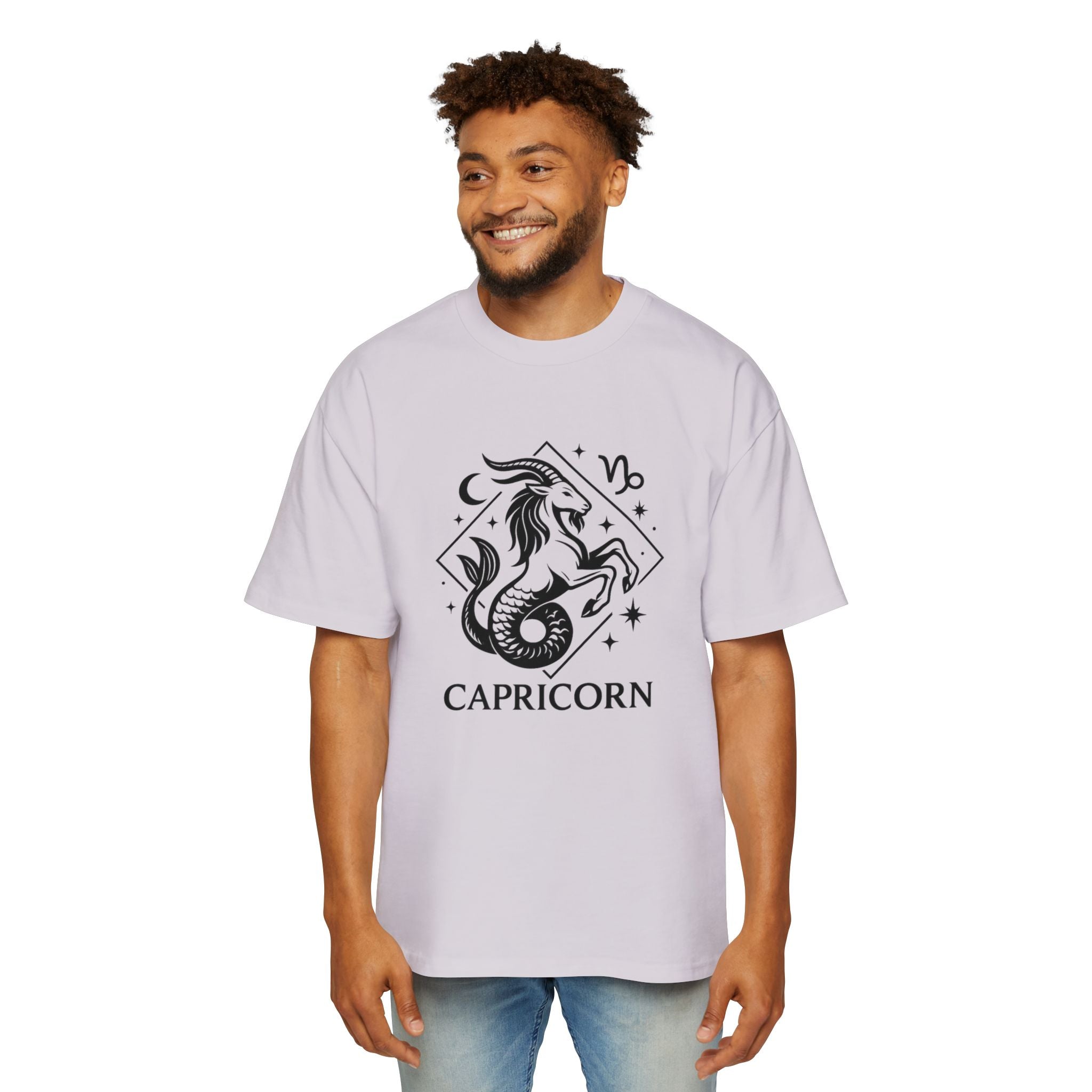 Oversized Capricorn Tee - Streetwear meets Mythology