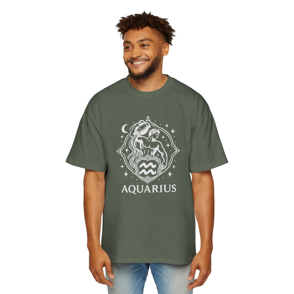 Oversized Aquarius Tee - Streetwear meets Mythology