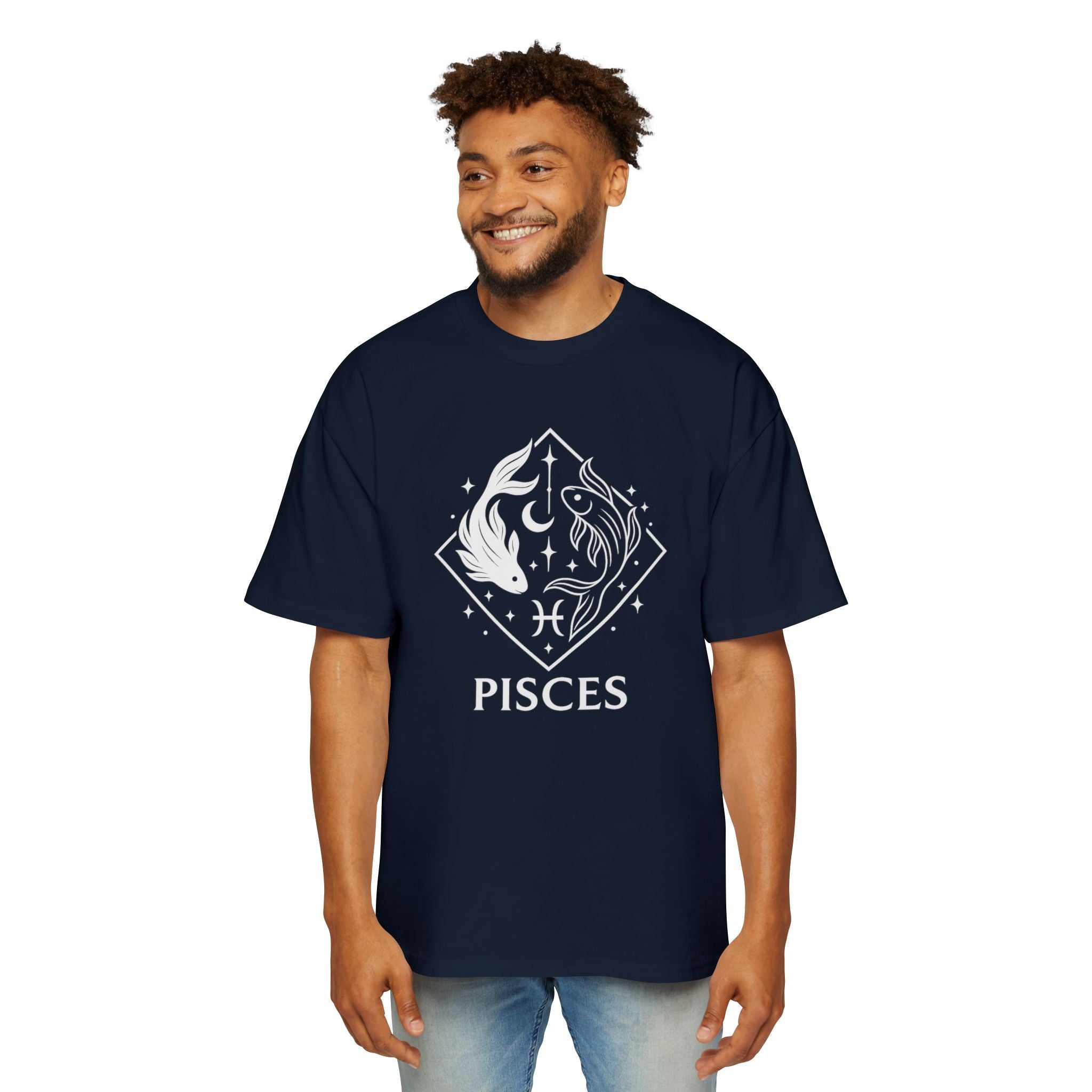 Oversized Pisces Tee - Streetwear meets Mythology
