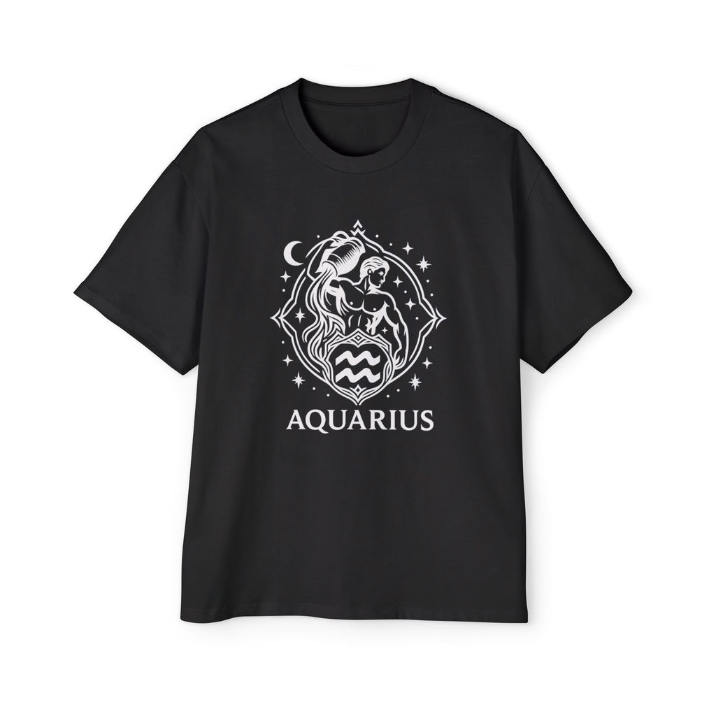 Oversized Aquarius Tee - Streetwear meets Mythology