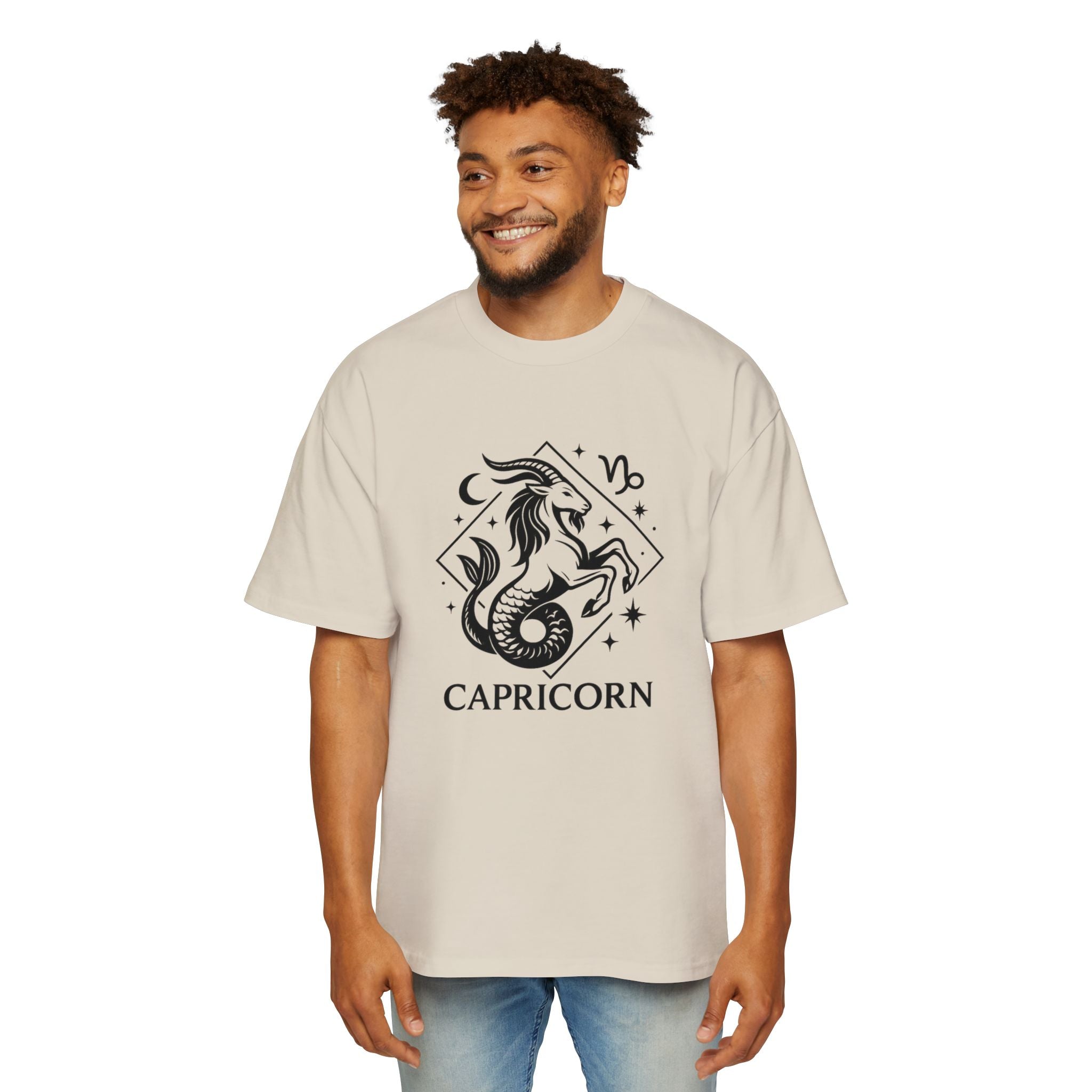Oversized Capricorn Tee - Streetwear meets Mythology