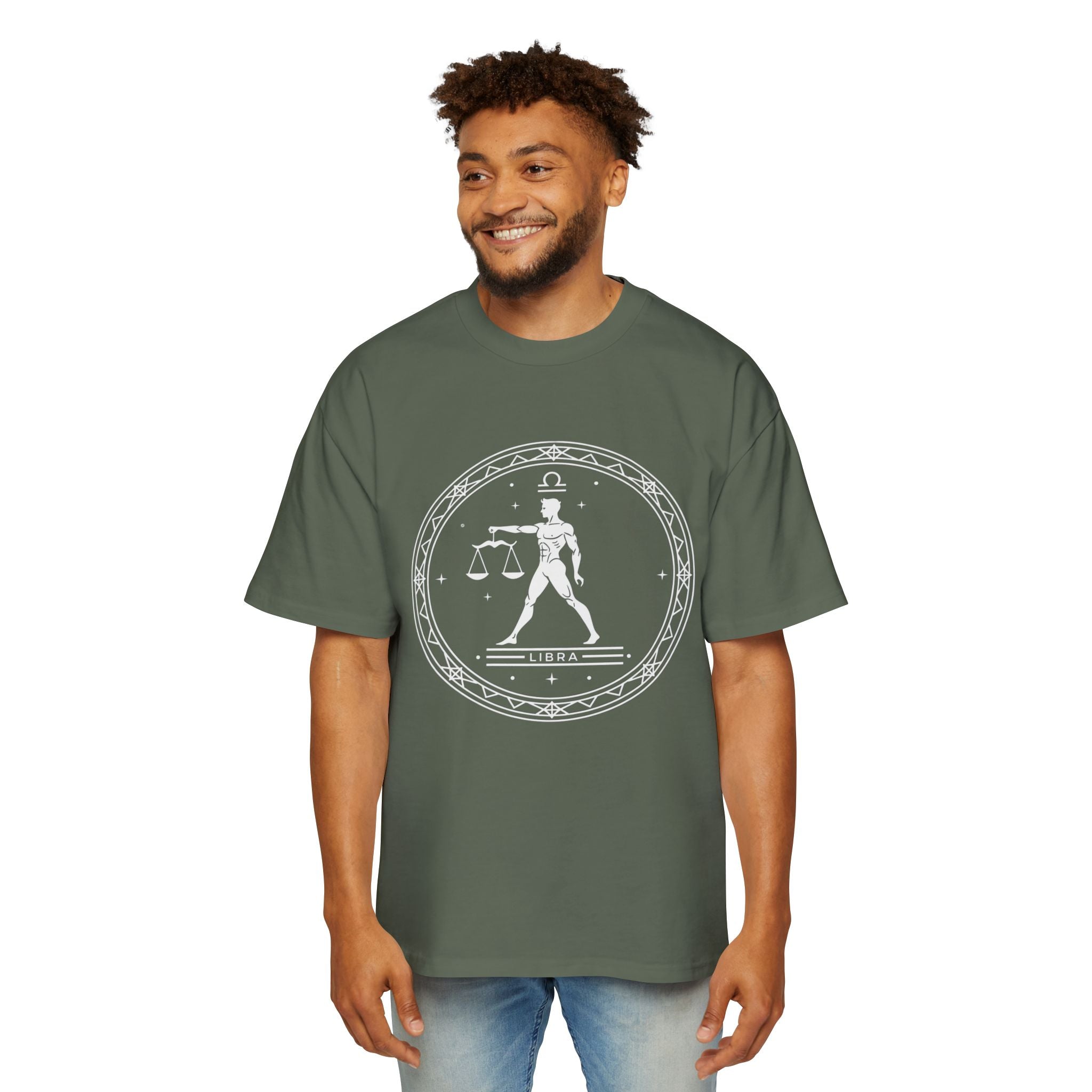 Oversized Libra Tee - Streetwear meets Mythology