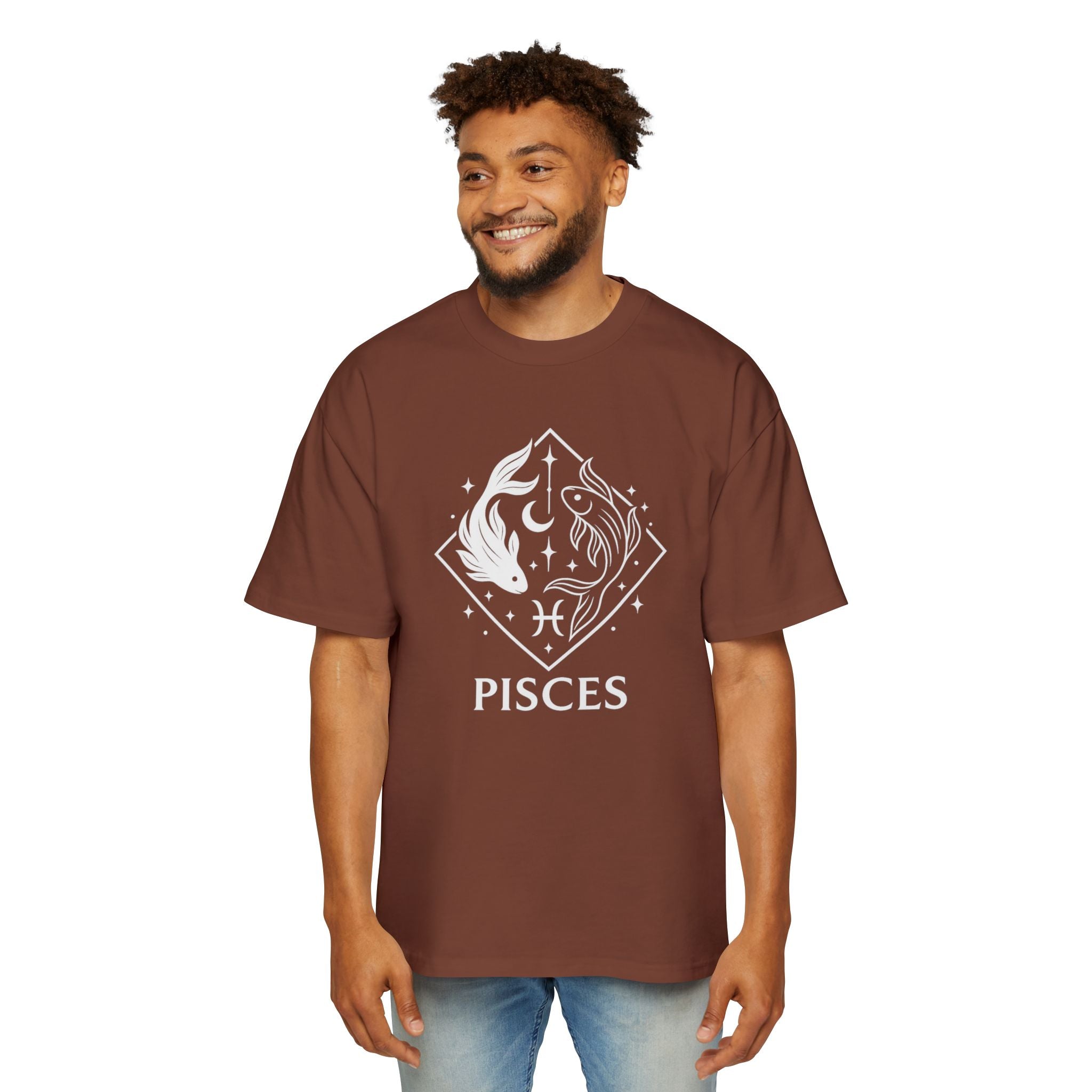 Oversized Pisces Tee - Streetwear meets Mythology