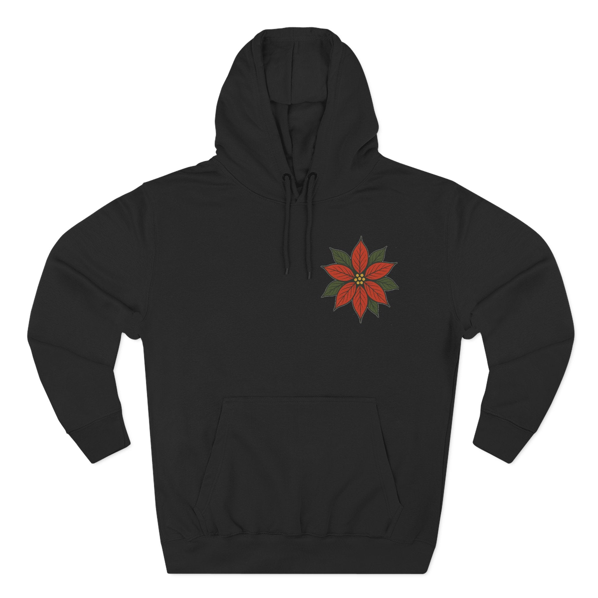 Poinsettia Winter Bloom Hoodie