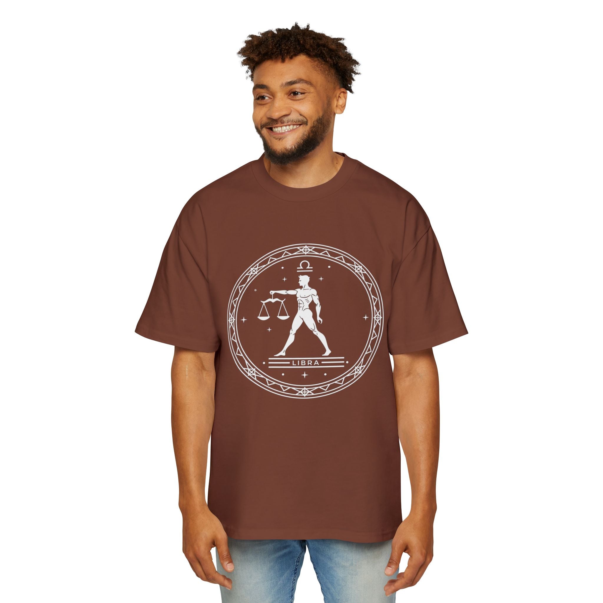 Oversized Libra Tee - Streetwear meets Mythology