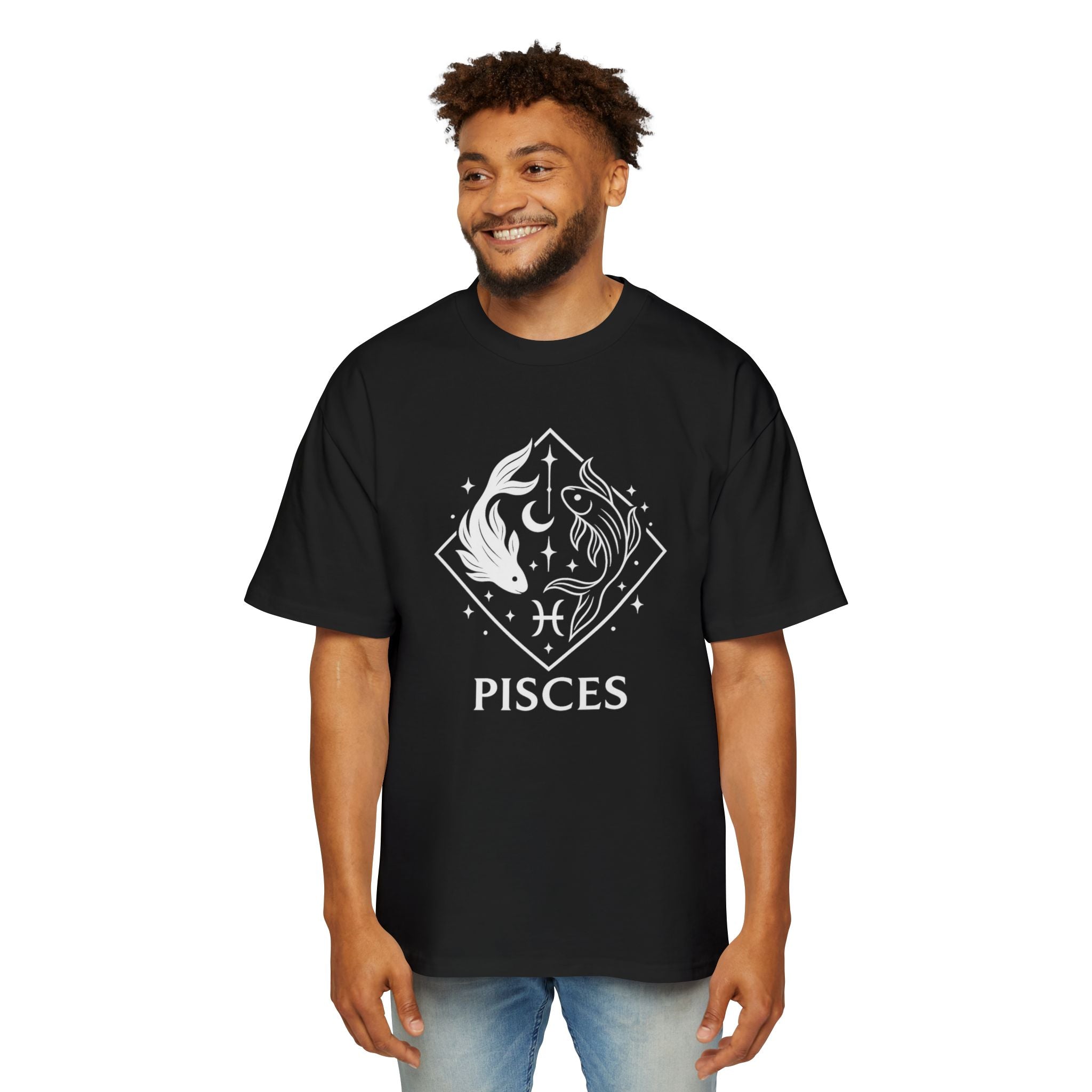 Oversized Pisces Tee - Streetwear meets Mythology
