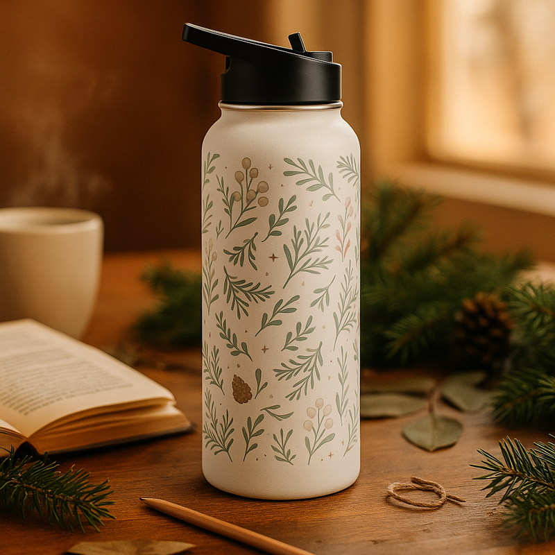 Woodland Whisper Insulated Stainless Steel Water Bottle